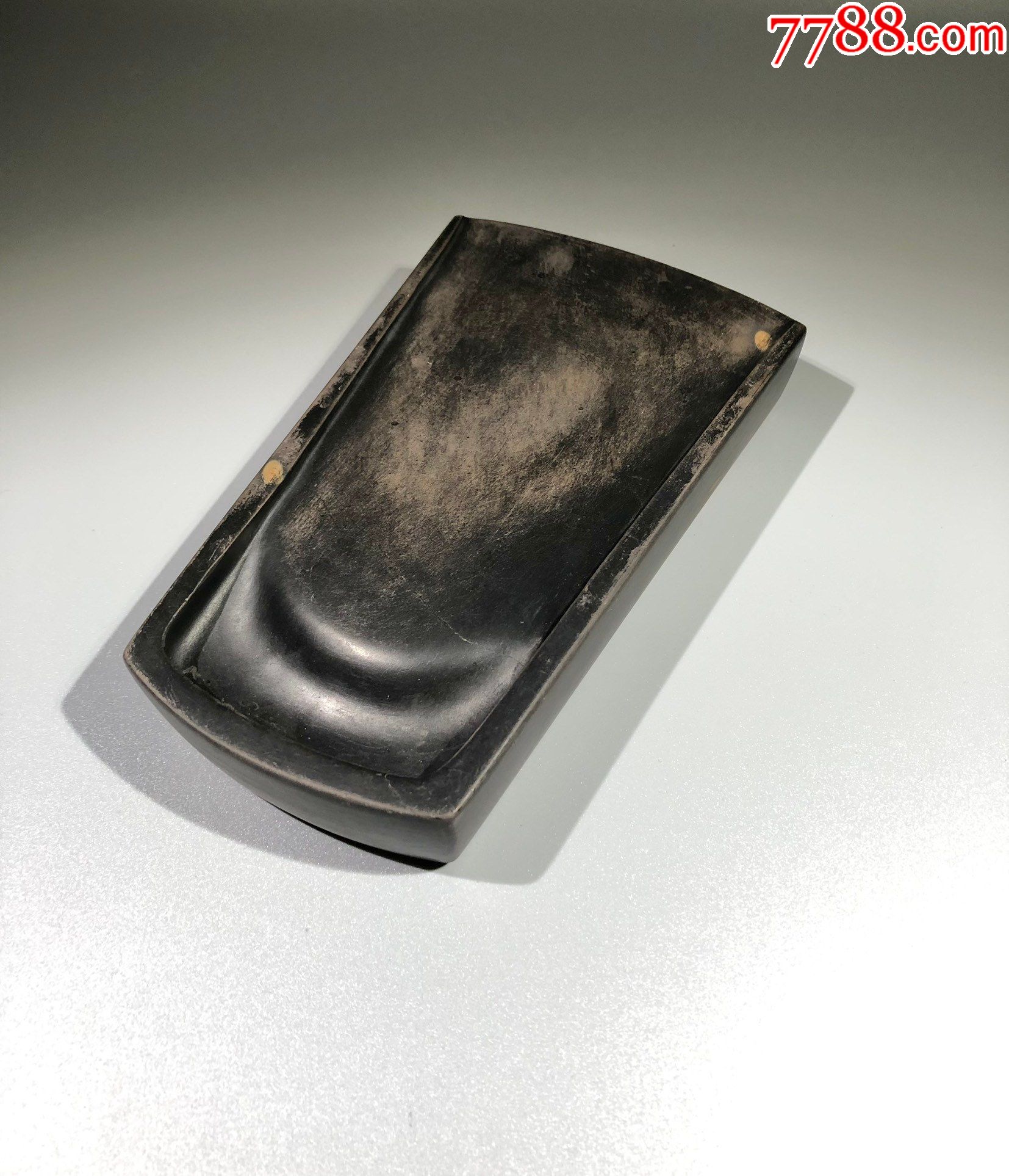 端石太史砚,砚面简洁素雅