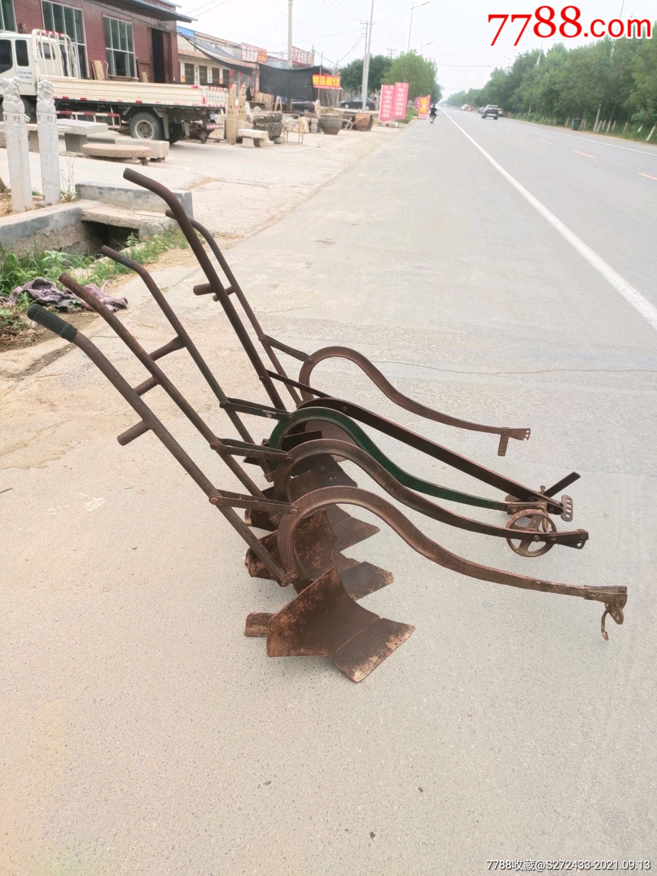 下乡收耕地用的铁犁5个,完整包老,正常使用_农用工具_第4张_7788小人