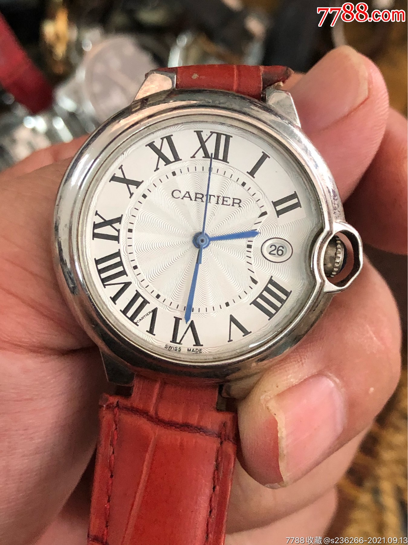 红表带卡地亚_手表/腕表_第1张_7788瓷器