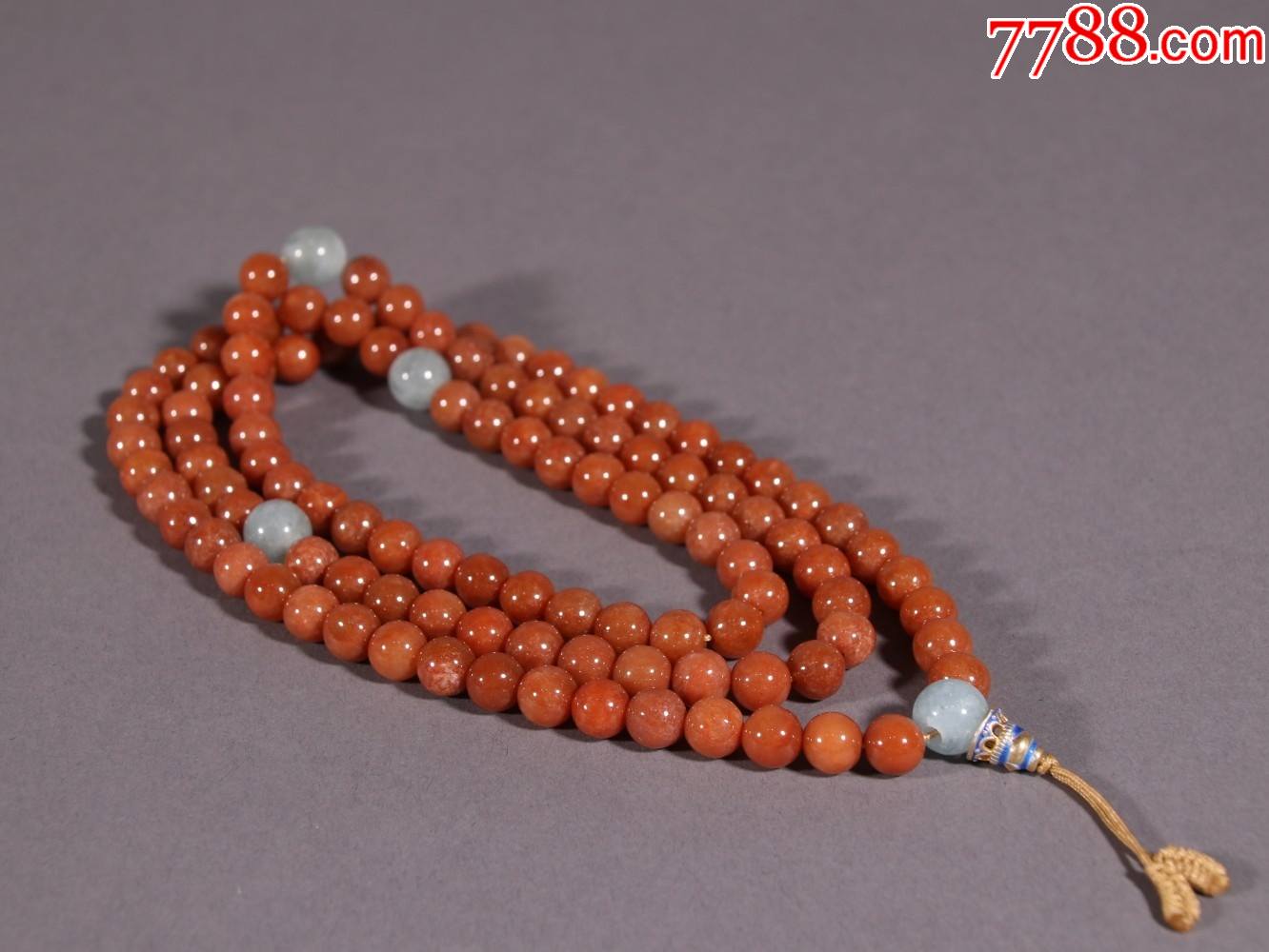 红翡翠108佛珠a110s20f