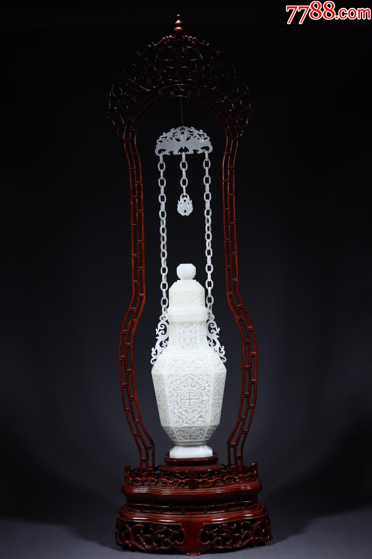 花开富贵长寿瓶摆件