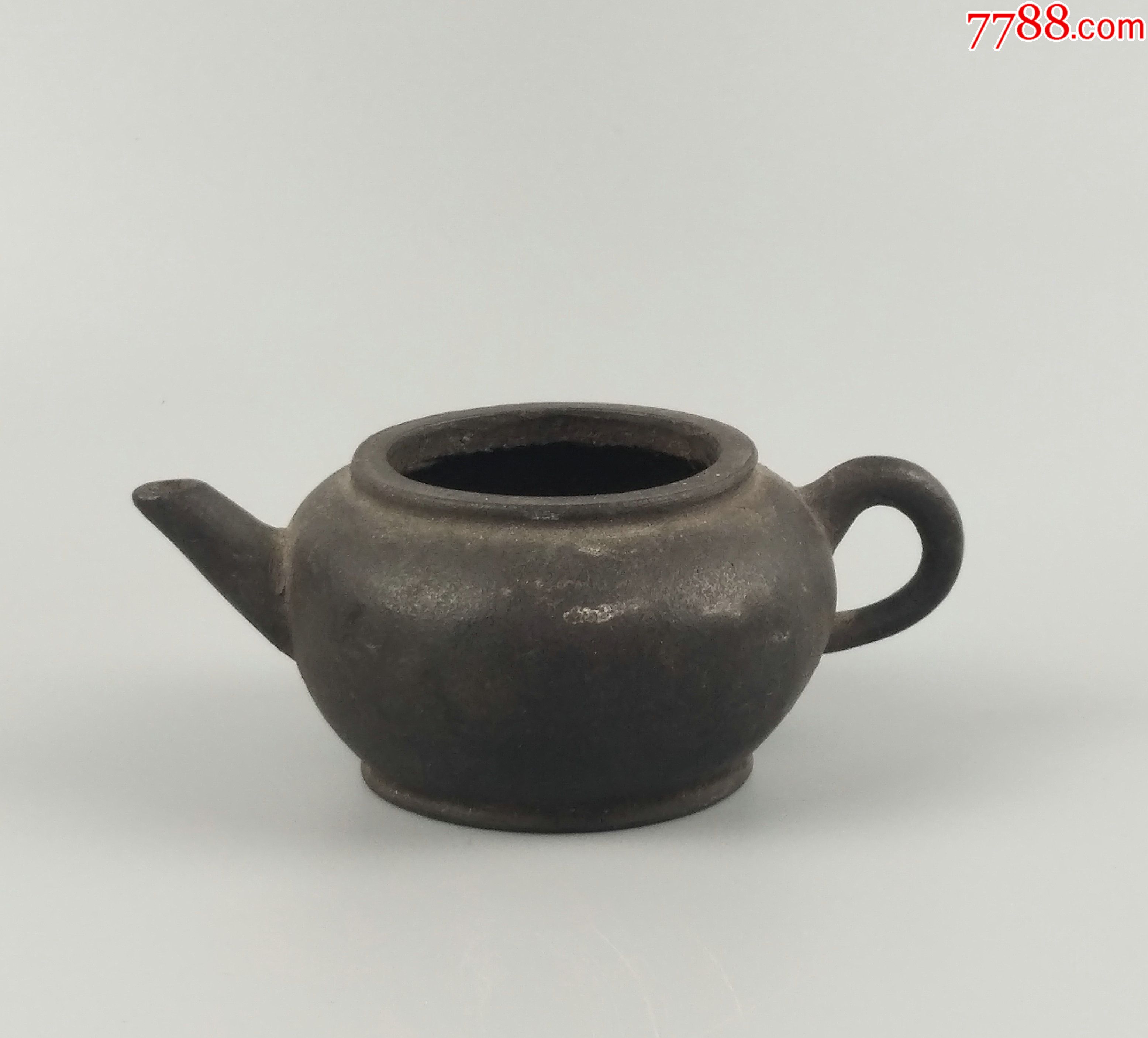 素面小紫砂壶无盖