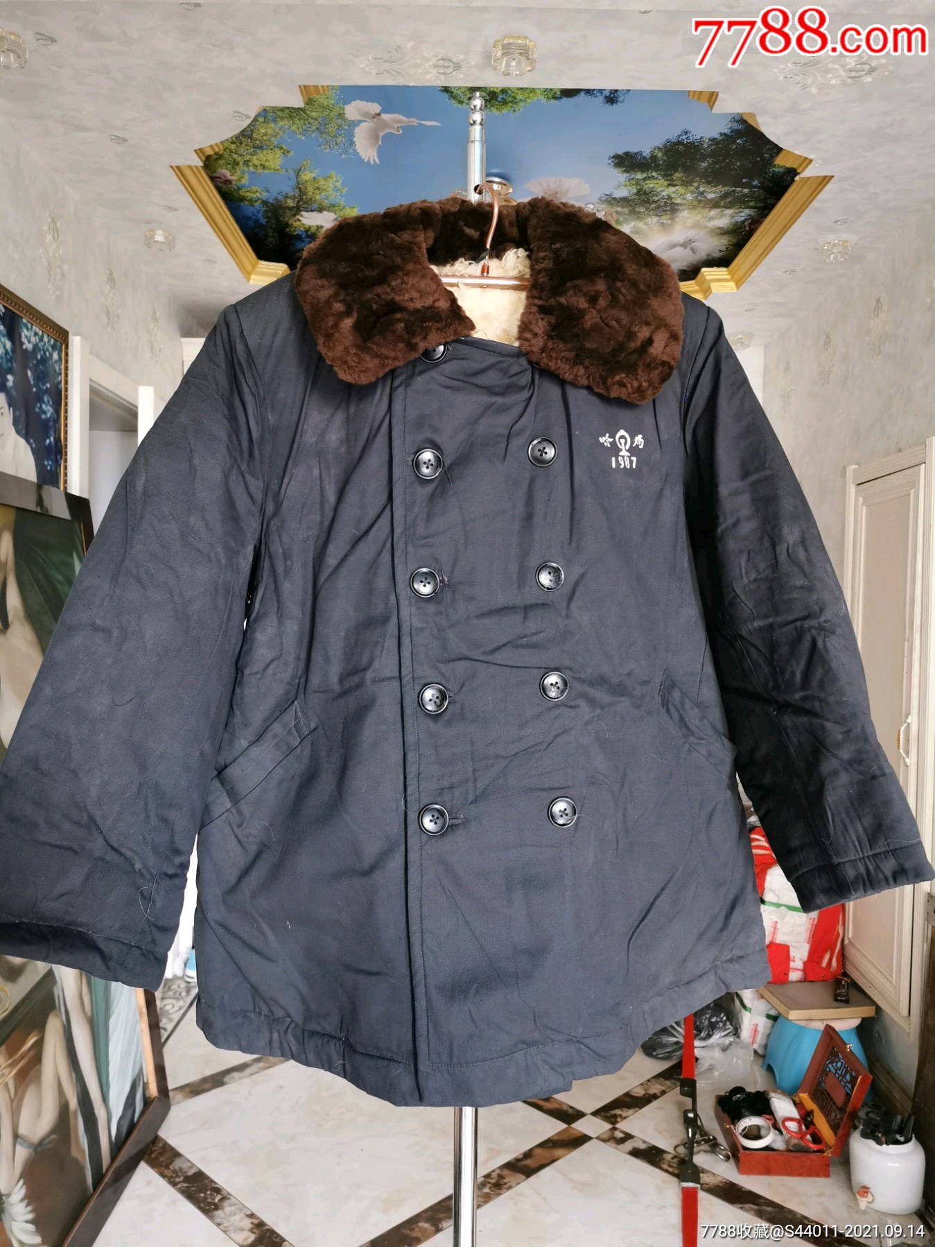 八十年代老铁路羊皮袄