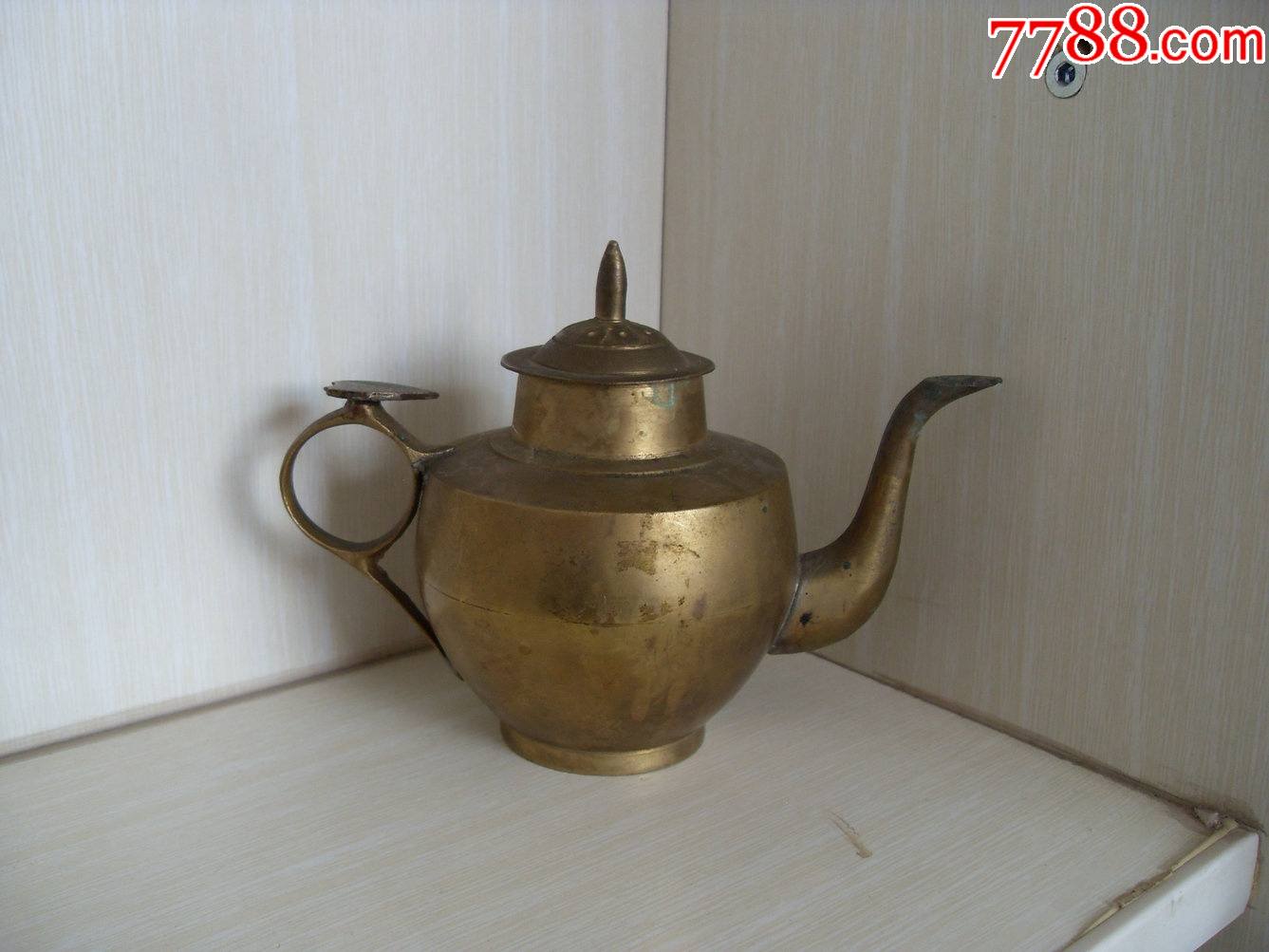 经典稀少的老铜酒壶!