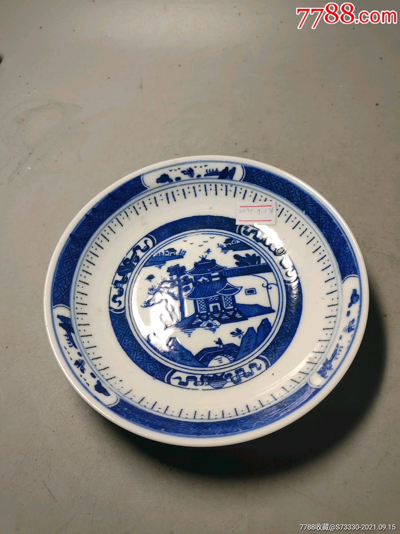 80年代,青花梧桐小碟子_价格25元_第1张_7788商城__七七八八商品交易