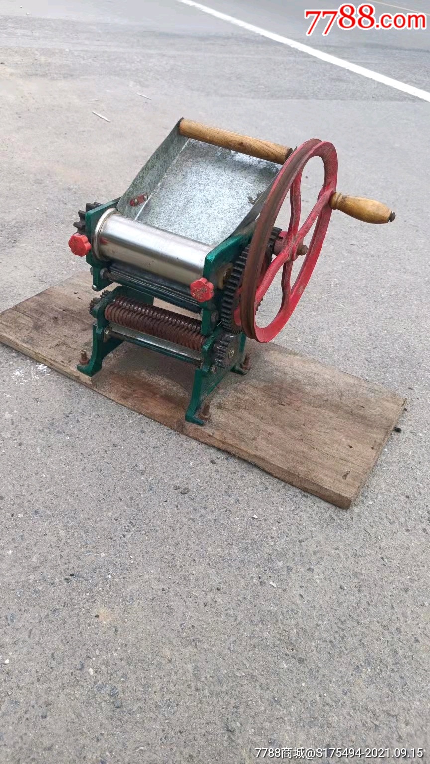 乡下收老式手工压面条机子一个完整包老品相如图