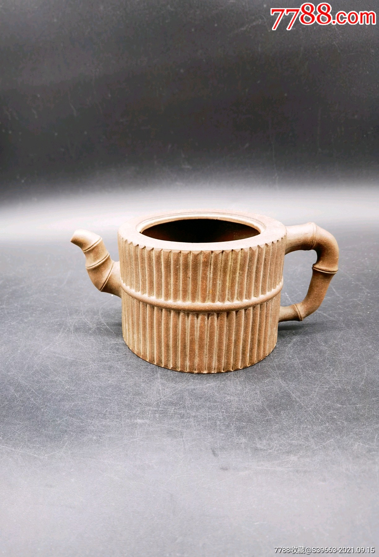 民国耀庭款一捆竹紫砂壶