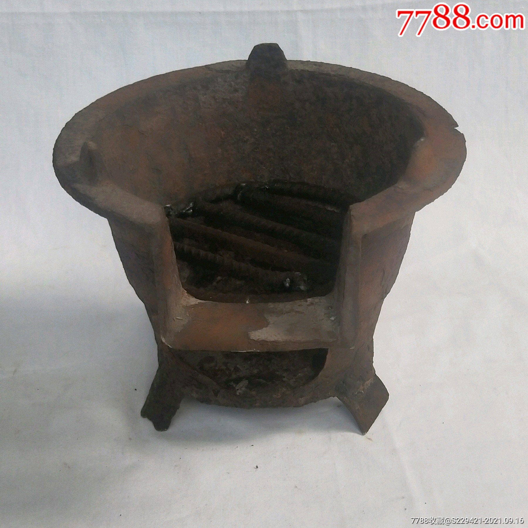 木炭火锅厨具炖炉子10品￥15099建国后铸铁炉三脚木炭火锅炉野外柴