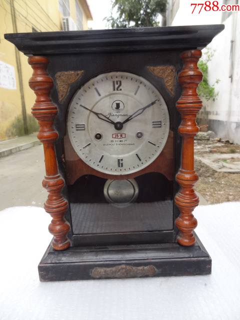 星等各种机械老座钟怀旧收藏老钟表7品￥1009980年代苏州钟厂出品的
