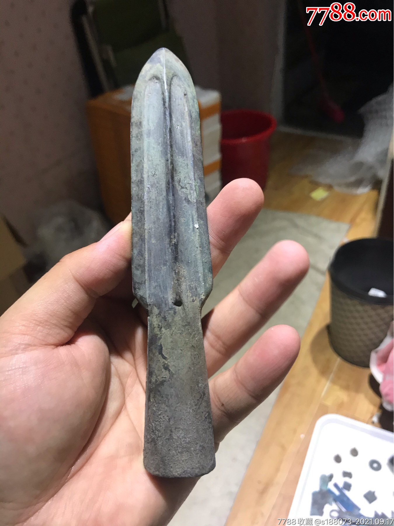 战汉时期～青铜大矛头_铜杂件_图片鉴赏_收藏价格_7788铜器收藏