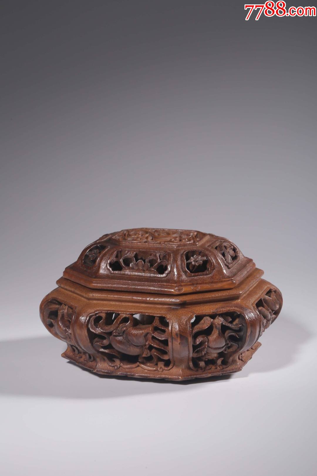 竹雕暗八仙香薰