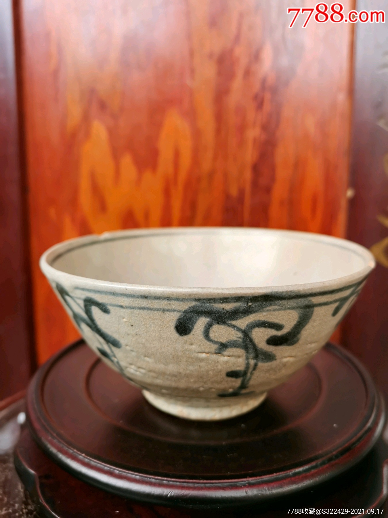 包老明代精美青花碗-价格:450元-se82668030-青花瓷-零售-7788收藏