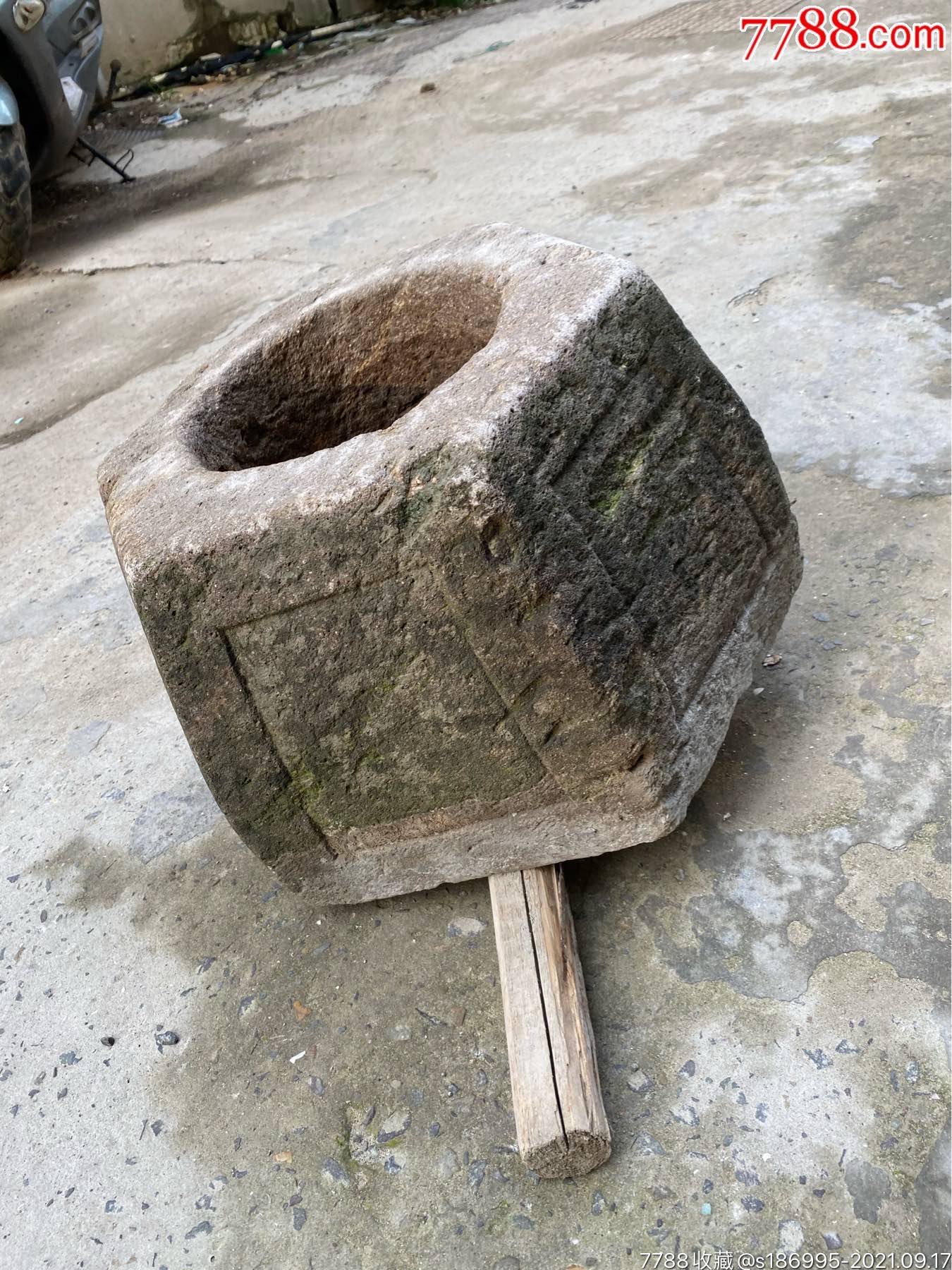 元代明代武康石六角井栏圈井圈_价格6000元【寻古日