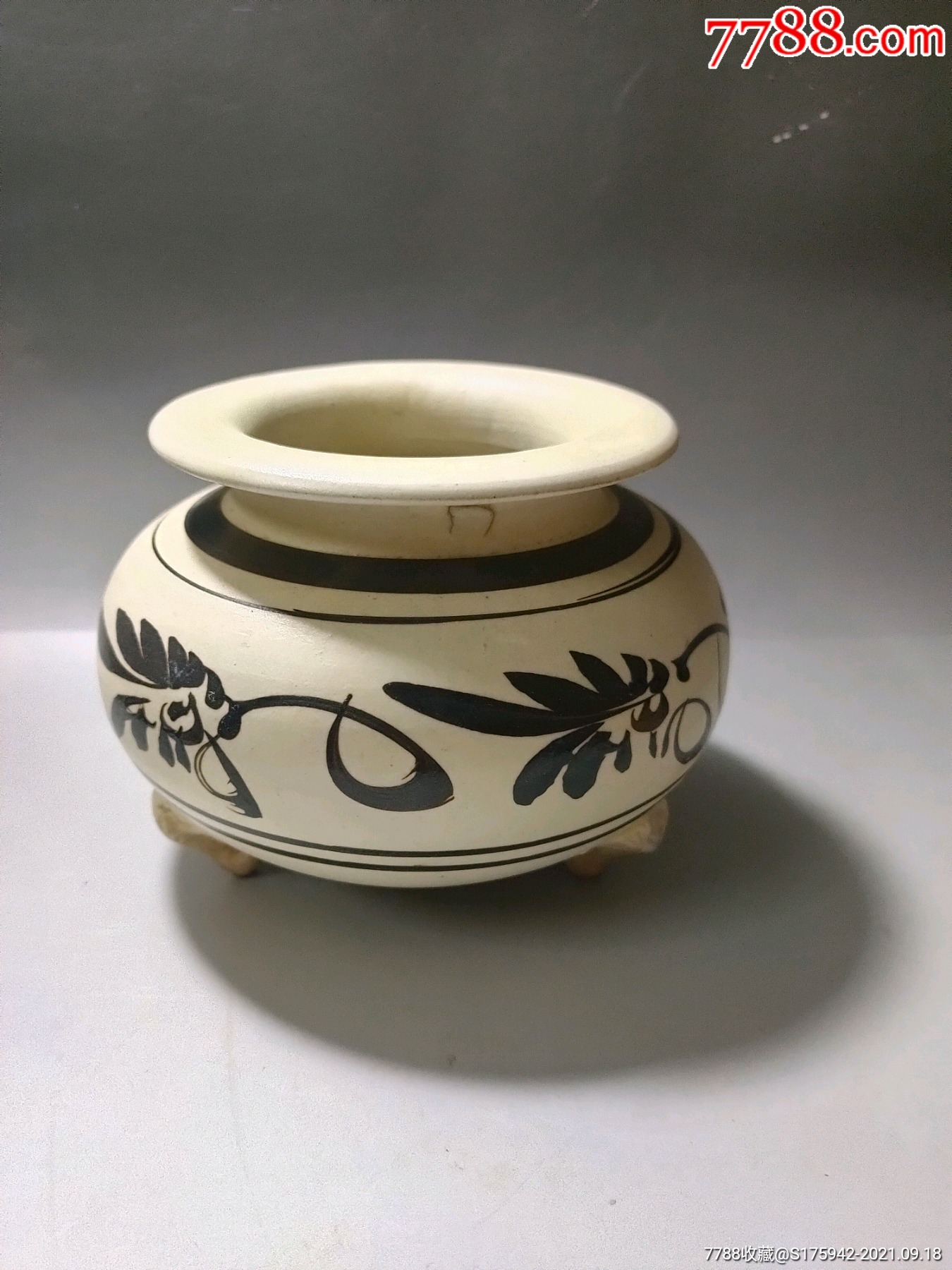 介休窑香炉老瓷器