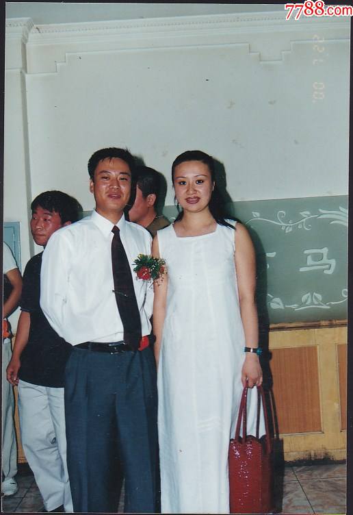 00年新婚合影_老照片_图片收藏_回收价格_7788老照片