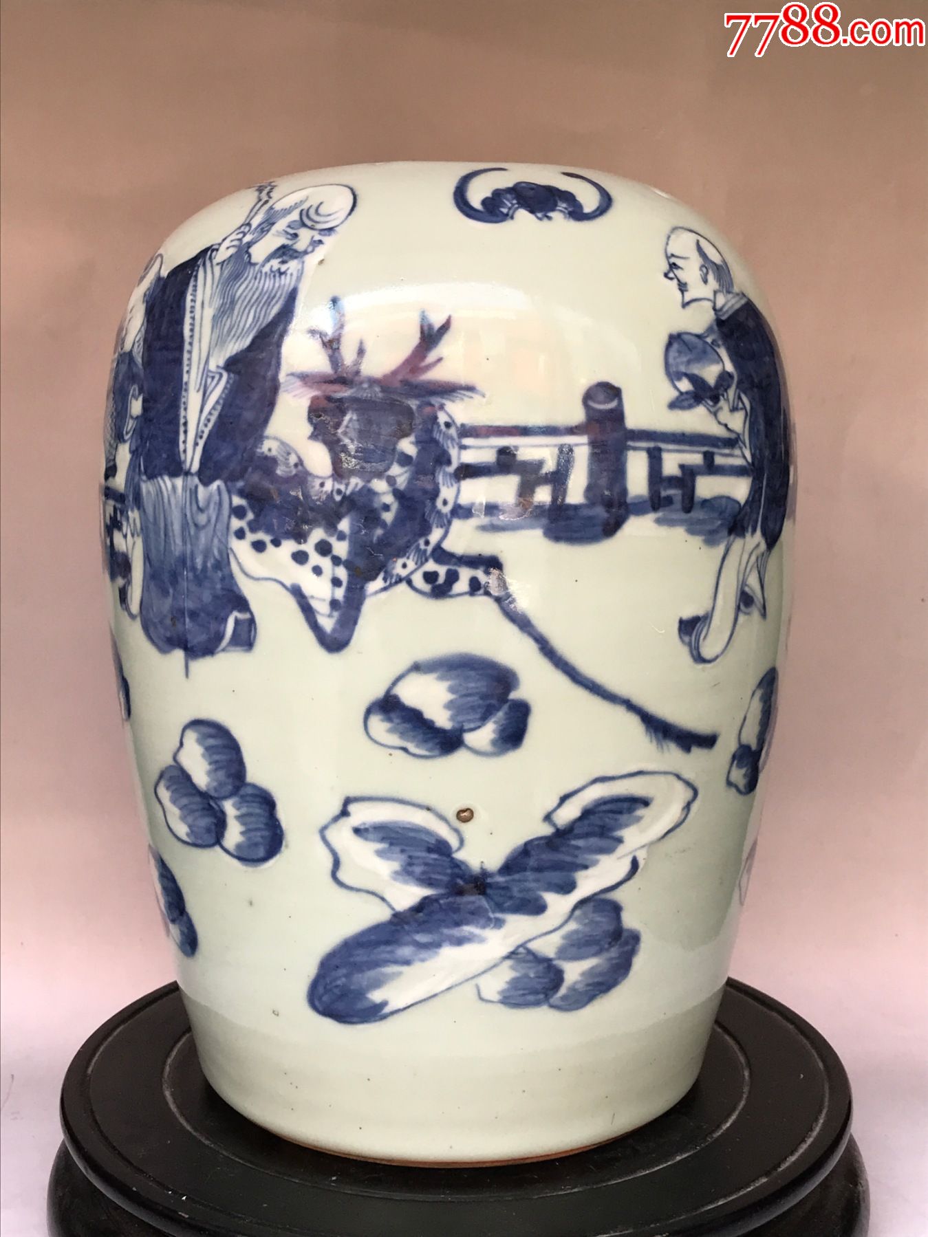 乾隆福禄寿喜冬瓜罐