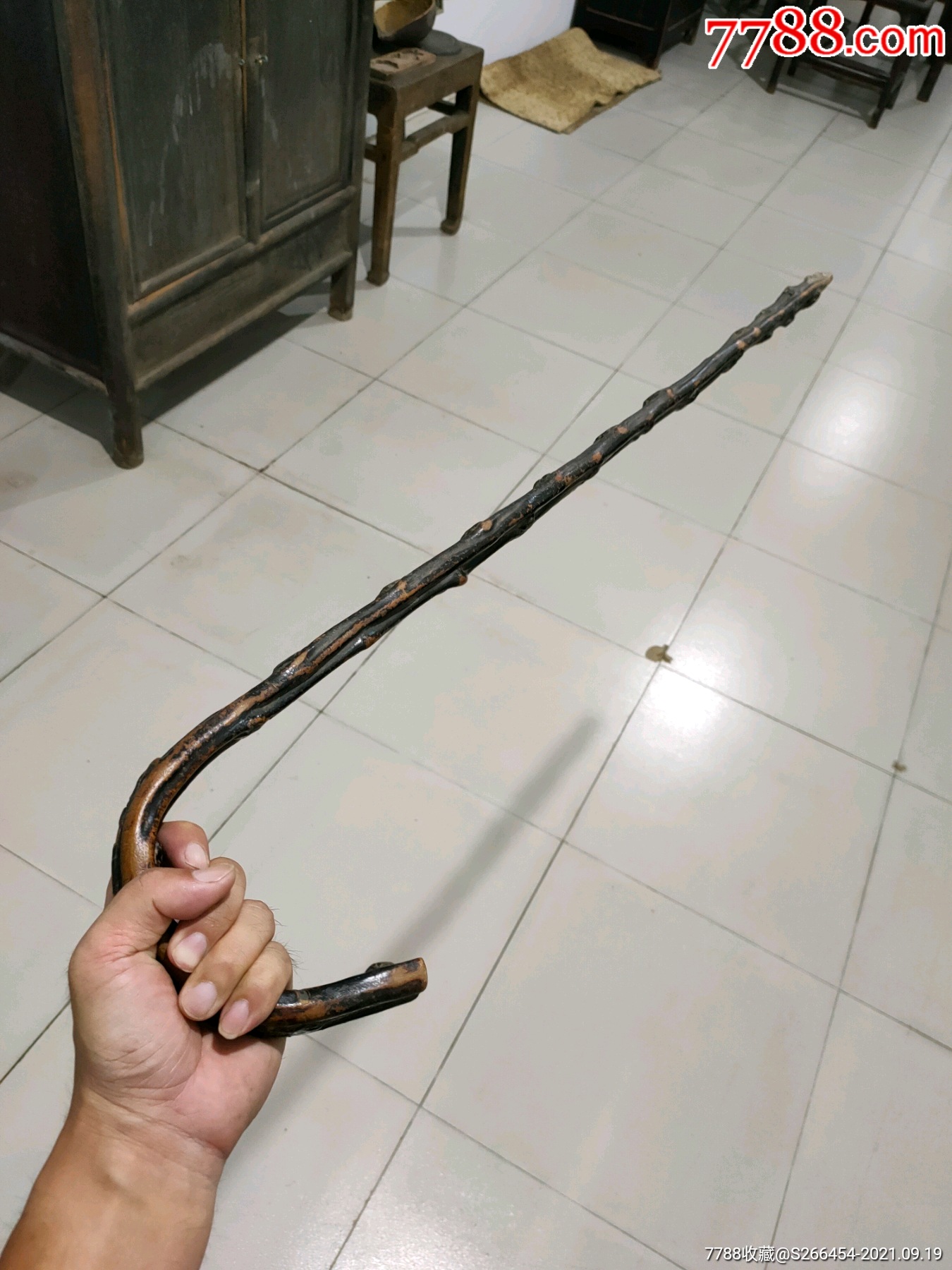 老藤拐杖手杖