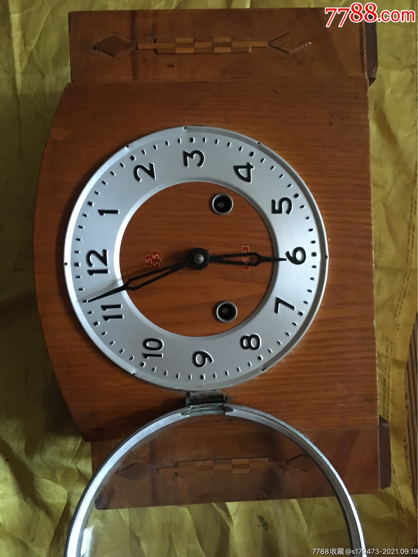铜芯老机械钟老三五牌台钟555牌座钟正常走时正常报时敲钟喔实拍中国