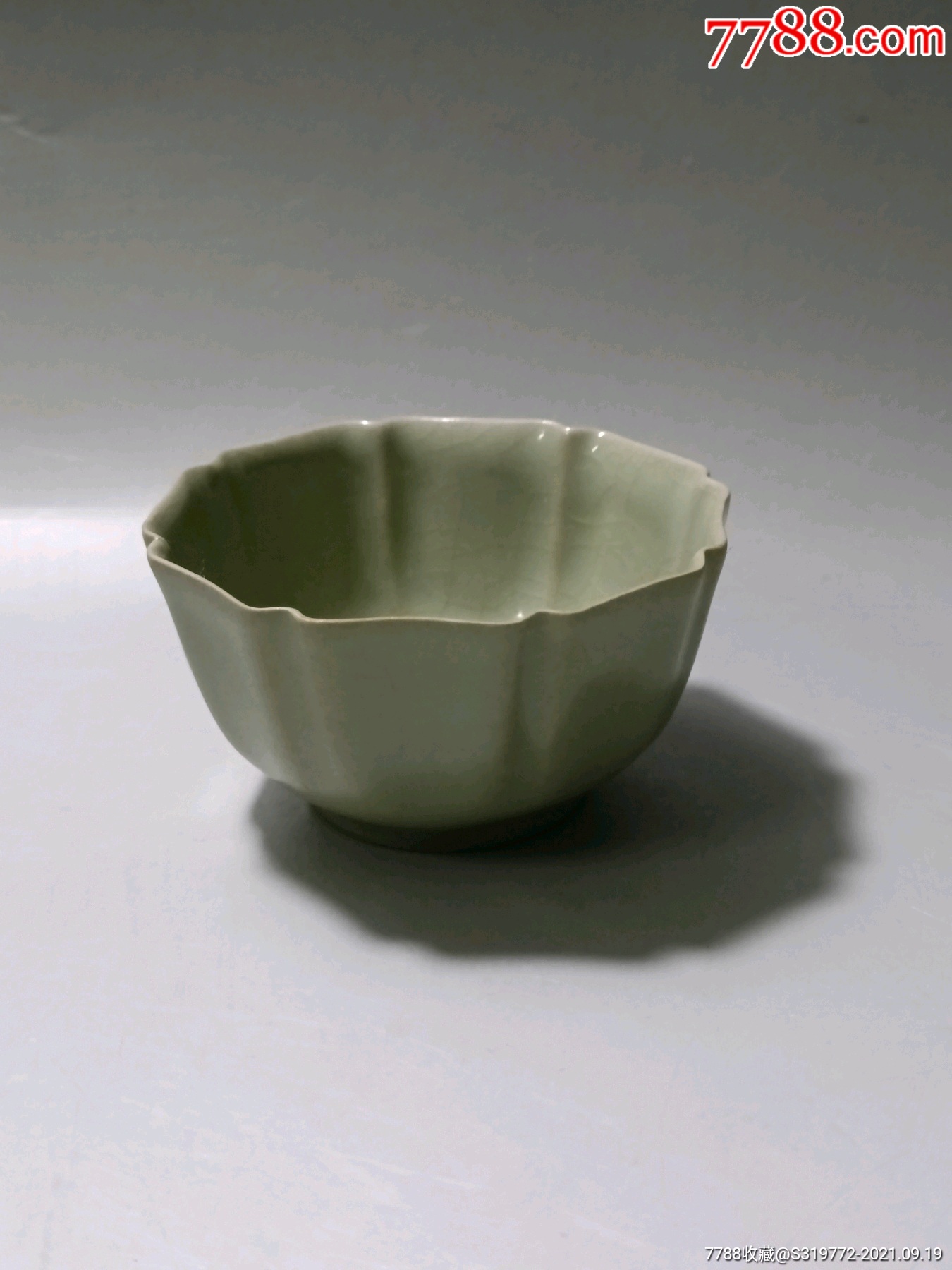 汝窑八方杯老汝窑