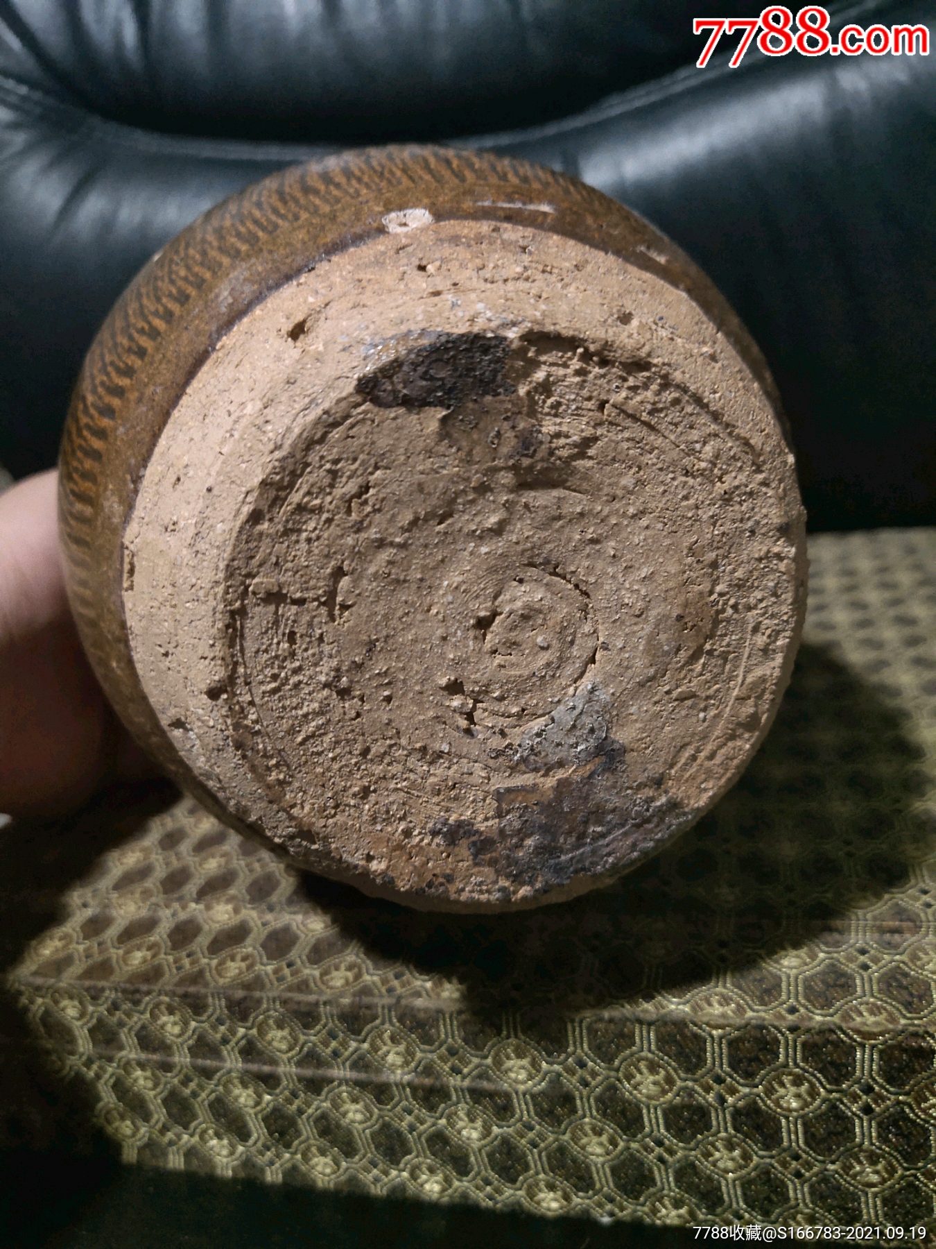 黄釉麻布纹执壶_黄釉瓷_第4张_7788瓷器