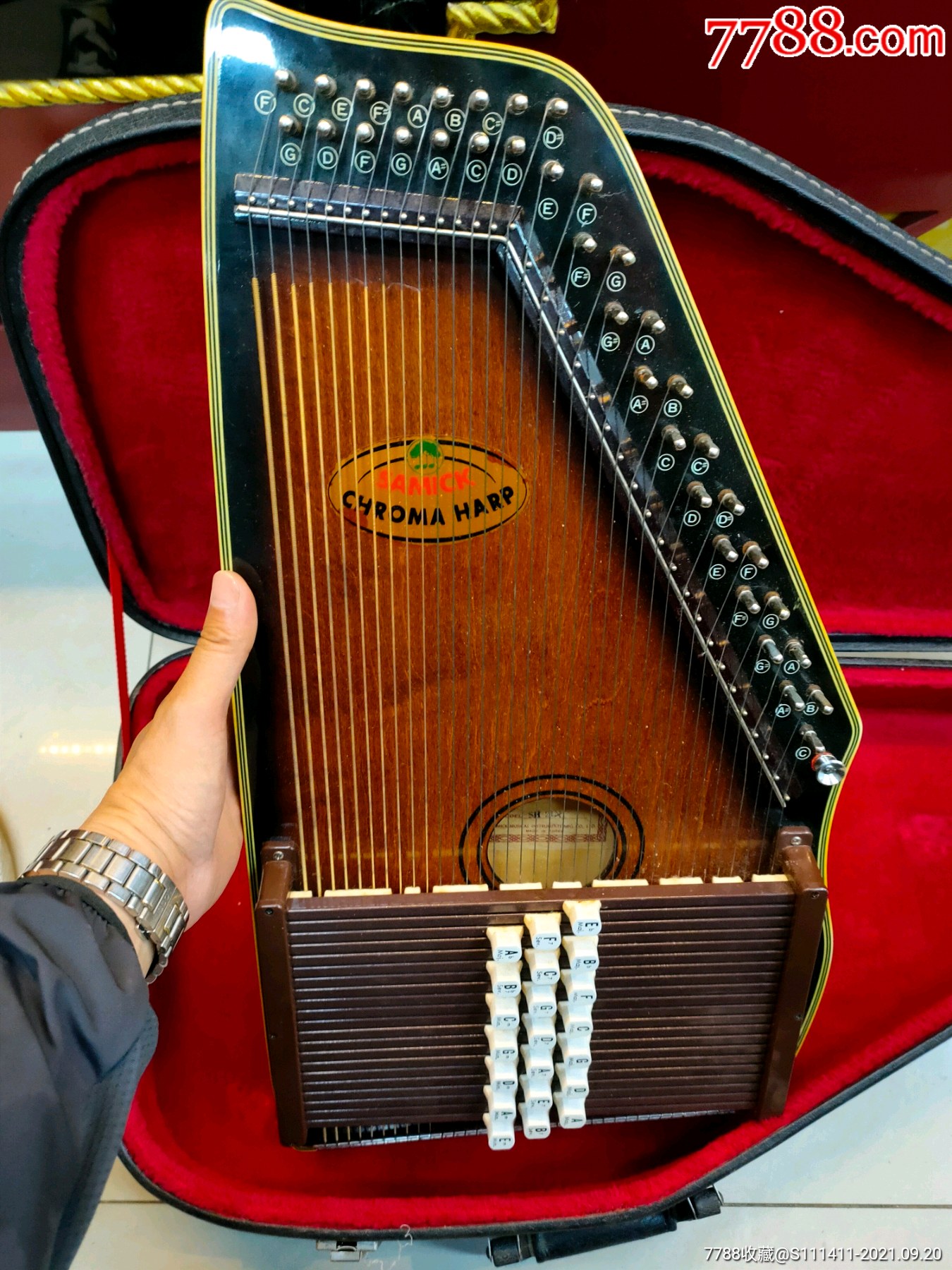 samick韩国三益竖琴自鸣筝