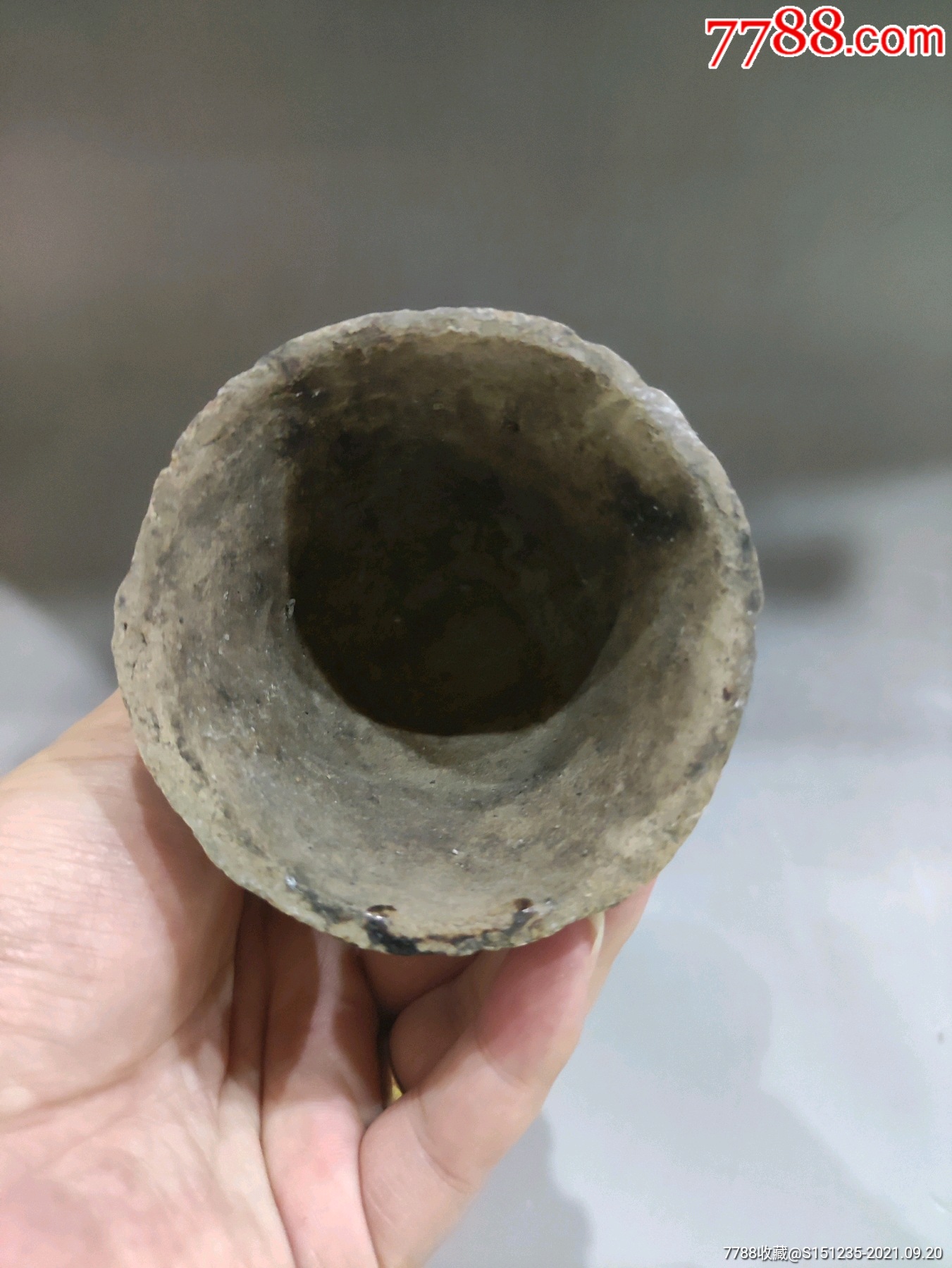 清代黑釉双层烛台喜欢的朋友不要错过细节如图