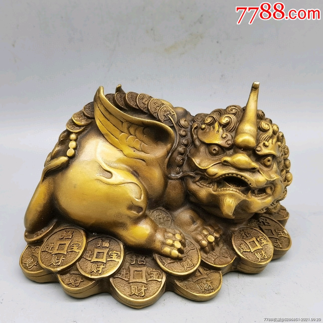 铜招财镇宅兽摆件不议价