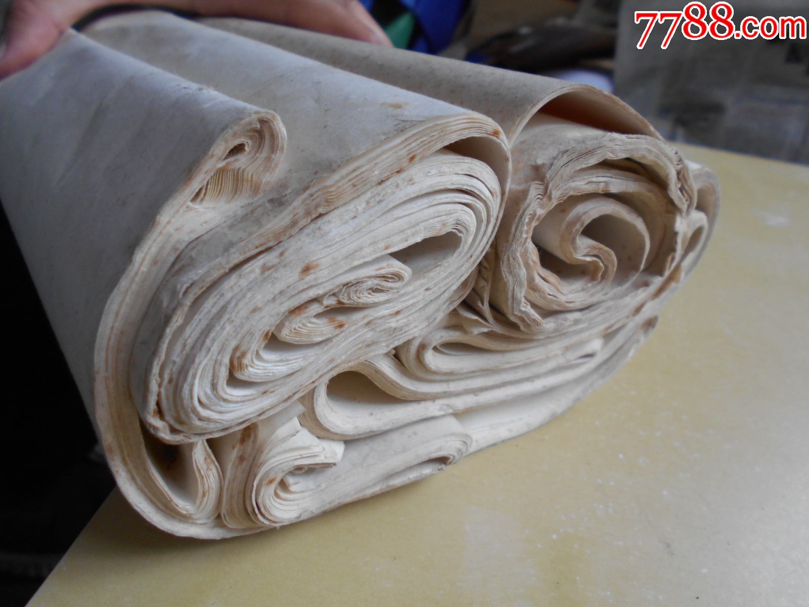 老纸头【80年代,四尺宣纸,49张】有黄斑