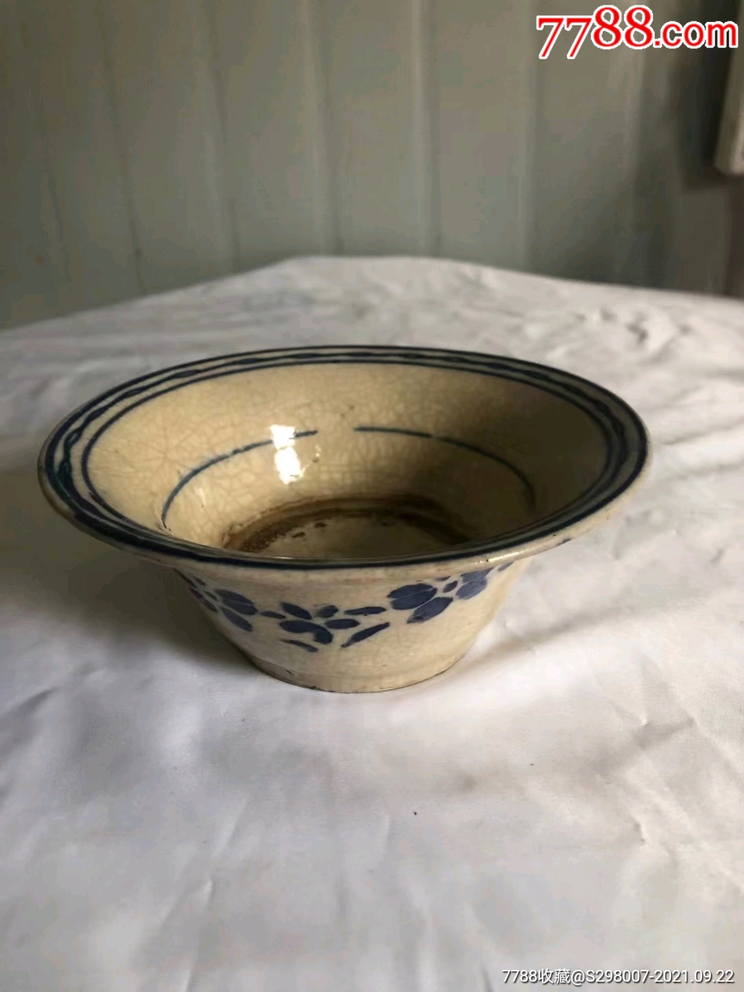 民国大碗,口宽16公分,高7公分,有200个左右