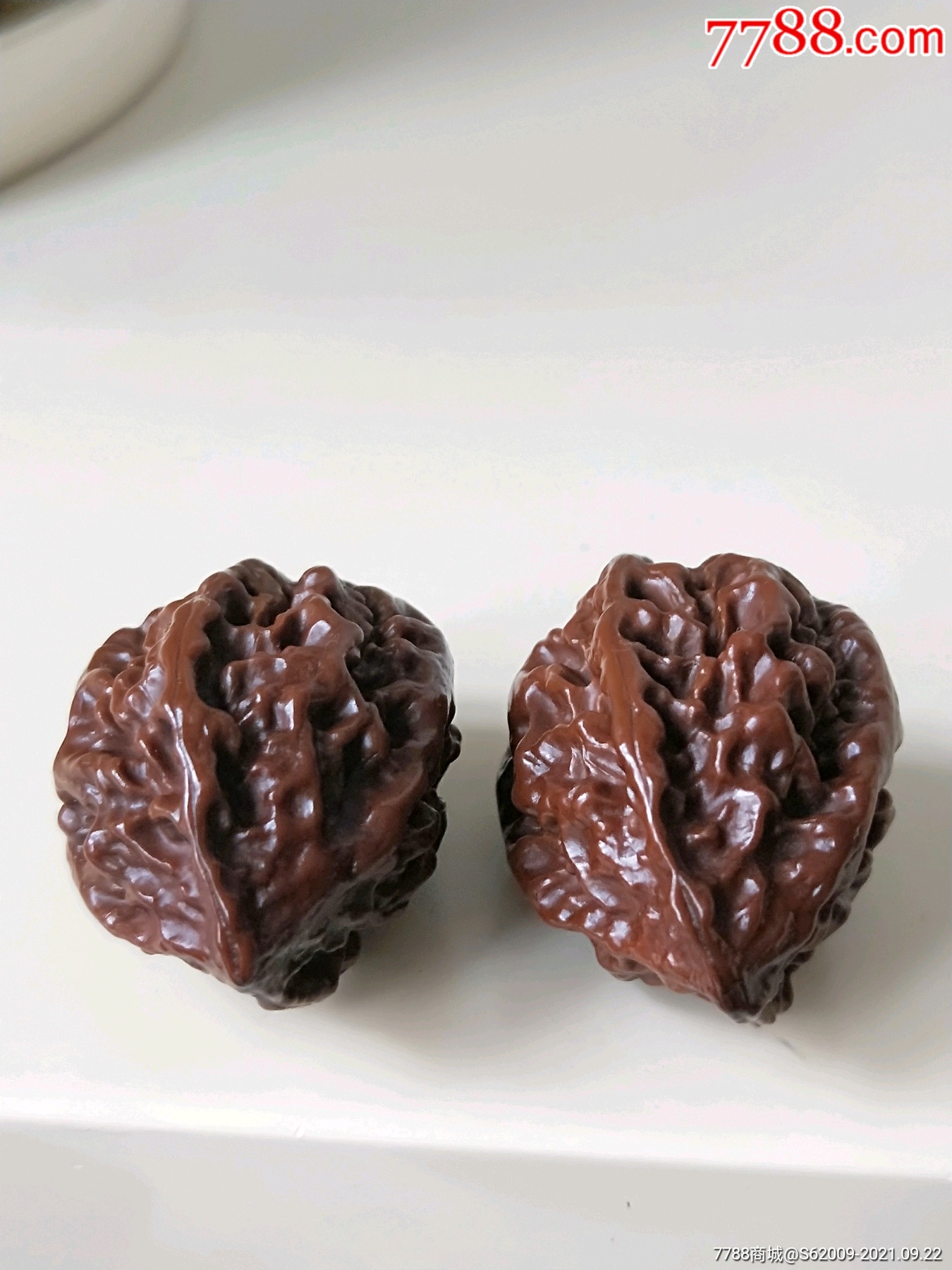 包浆红润全品老秋子核桃一对-价格:138元-se82756100-文玩核桃-零售