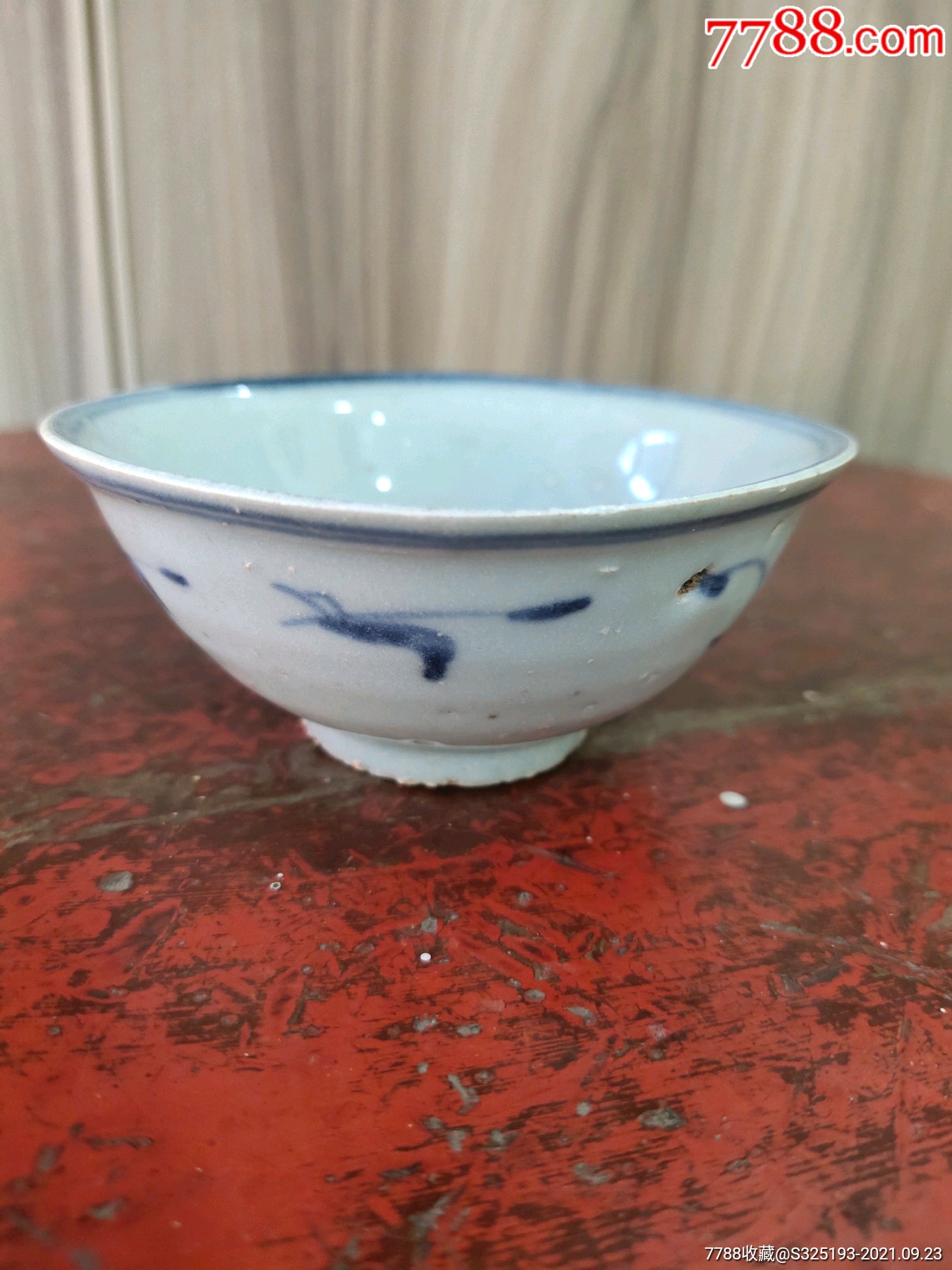    "商品>>>>99明代中期青花碗6