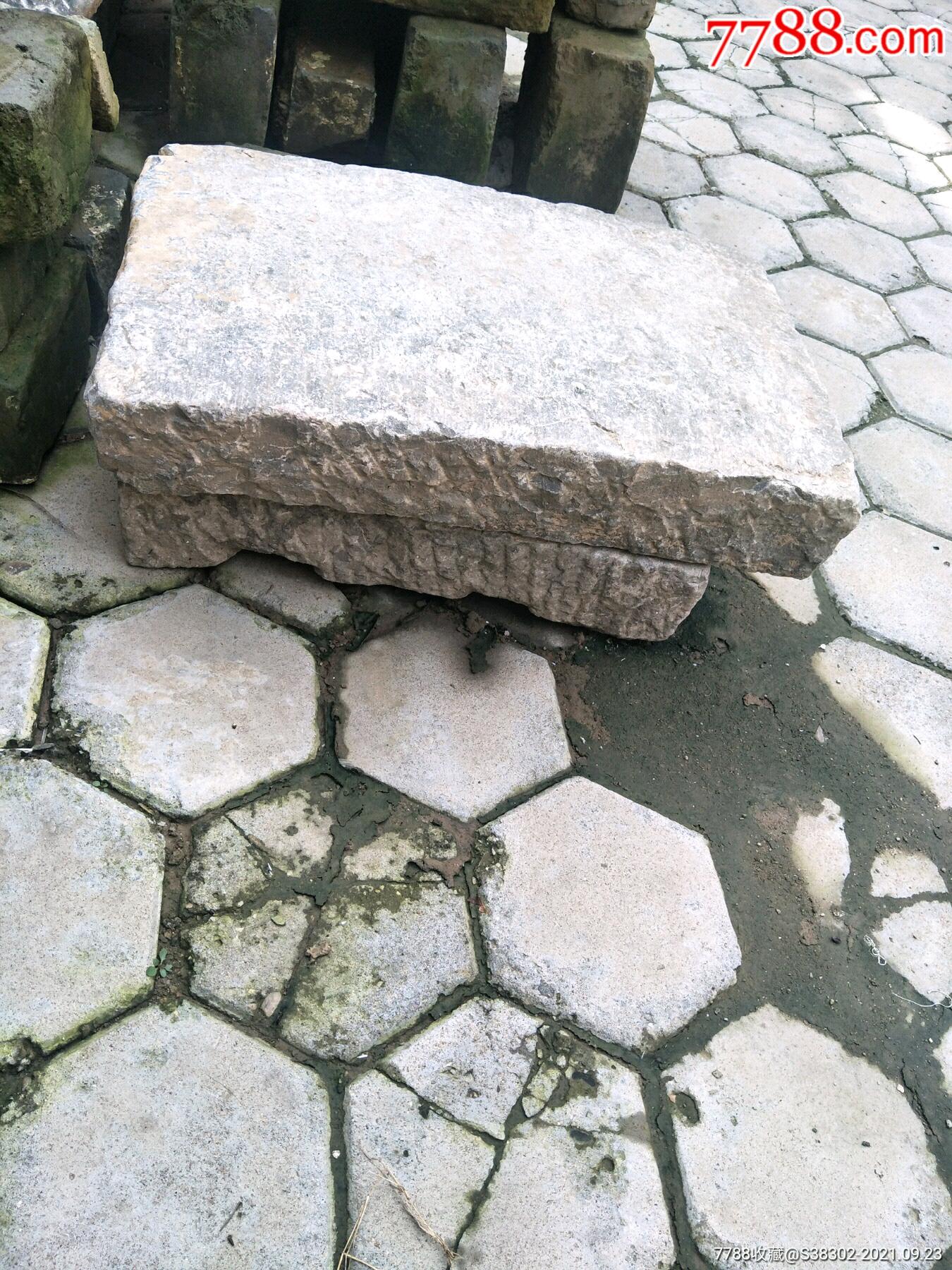 老捶布石磨片磨盘大青砖石钱适合农家乐农庄仿古园林建设