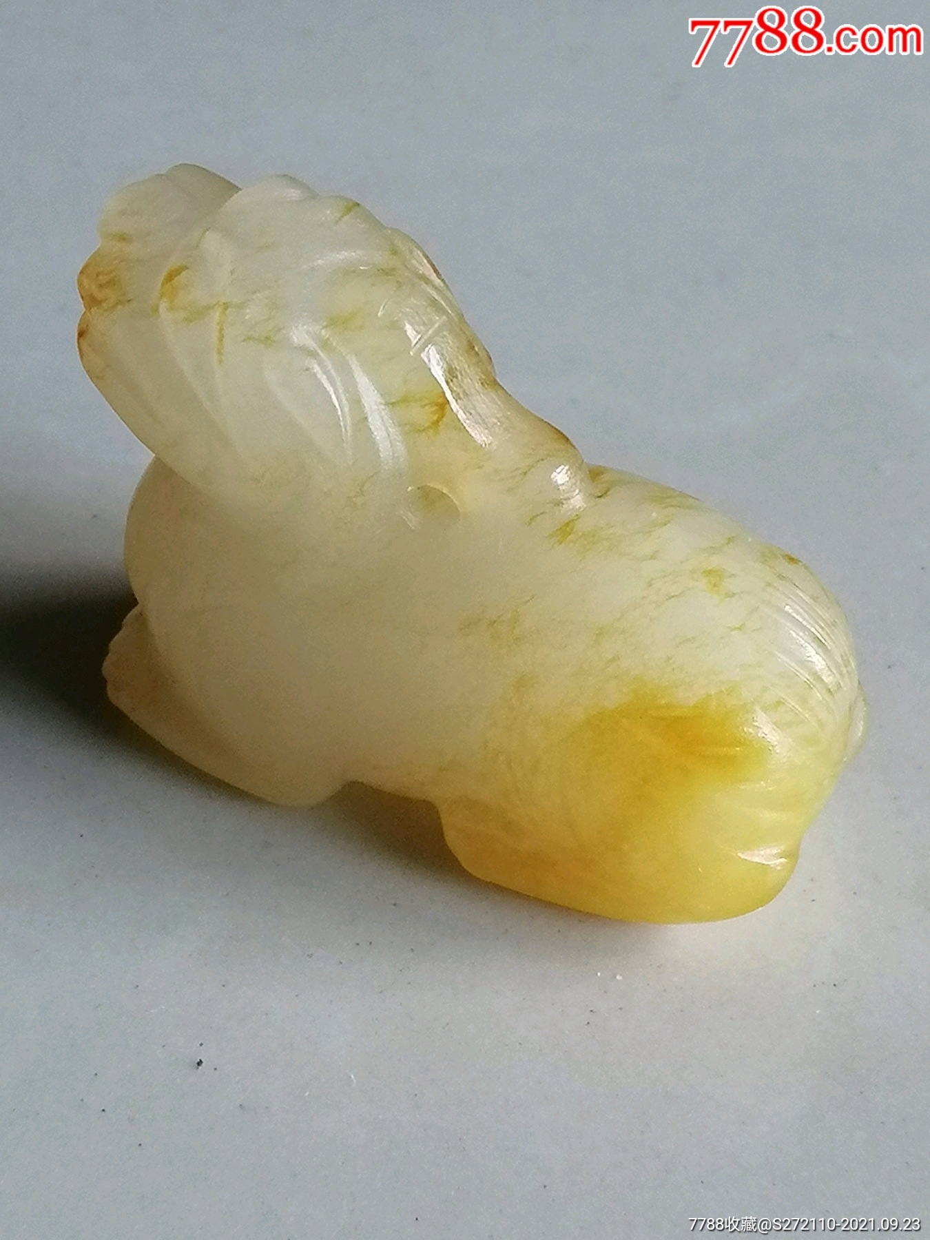 和田白玉小貔貅挂件