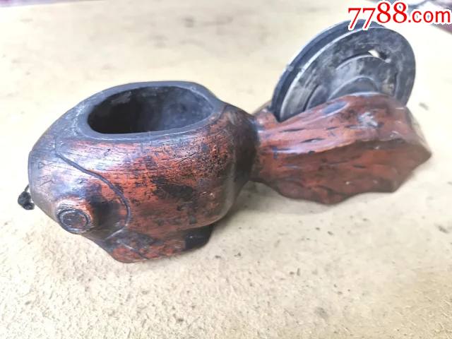 民国老物件,大金鱼墨斗【56】_其他木制用品_字体图片_收藏价格_7788