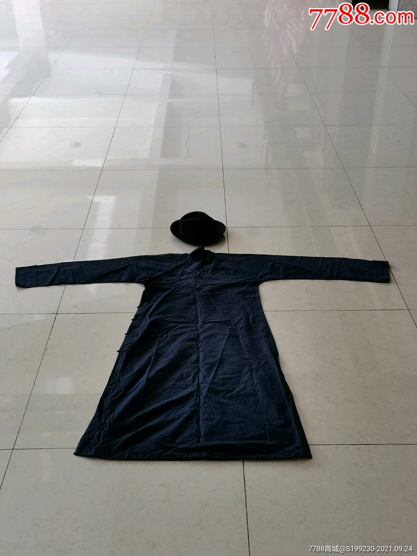 老衣服粗布老长袍电影道具老土布长袍子