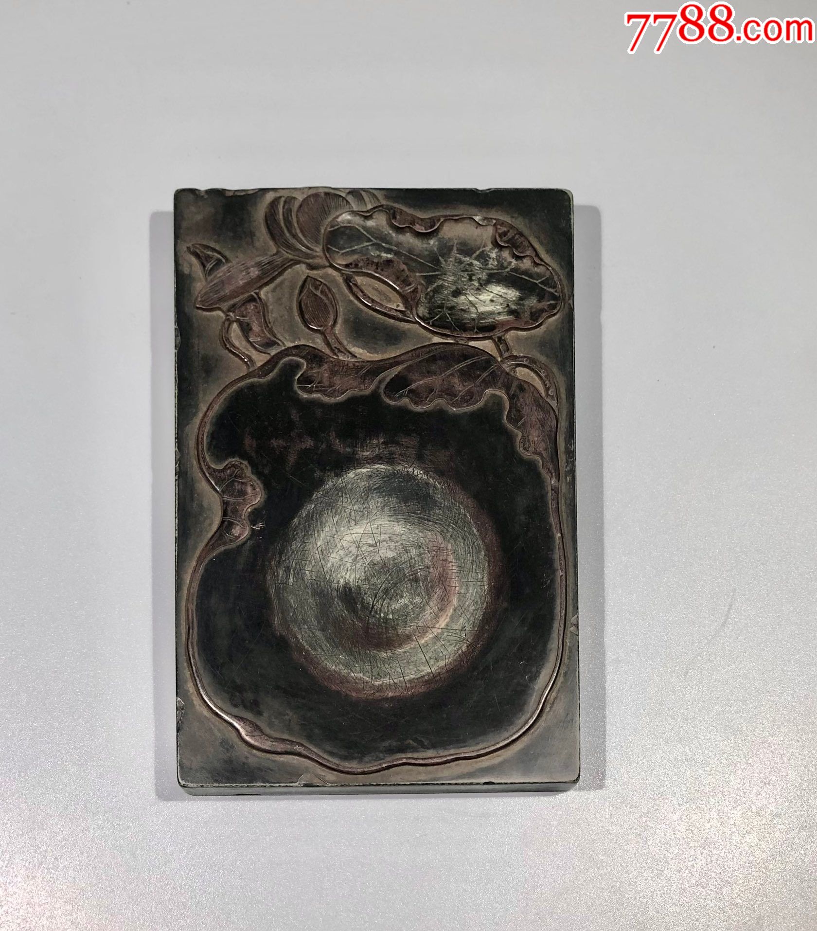 名家紫袍玉带石砚