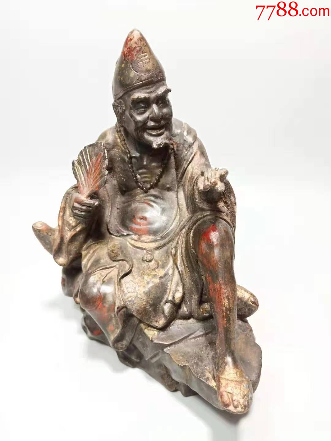 老铜济公像摆件重498斤