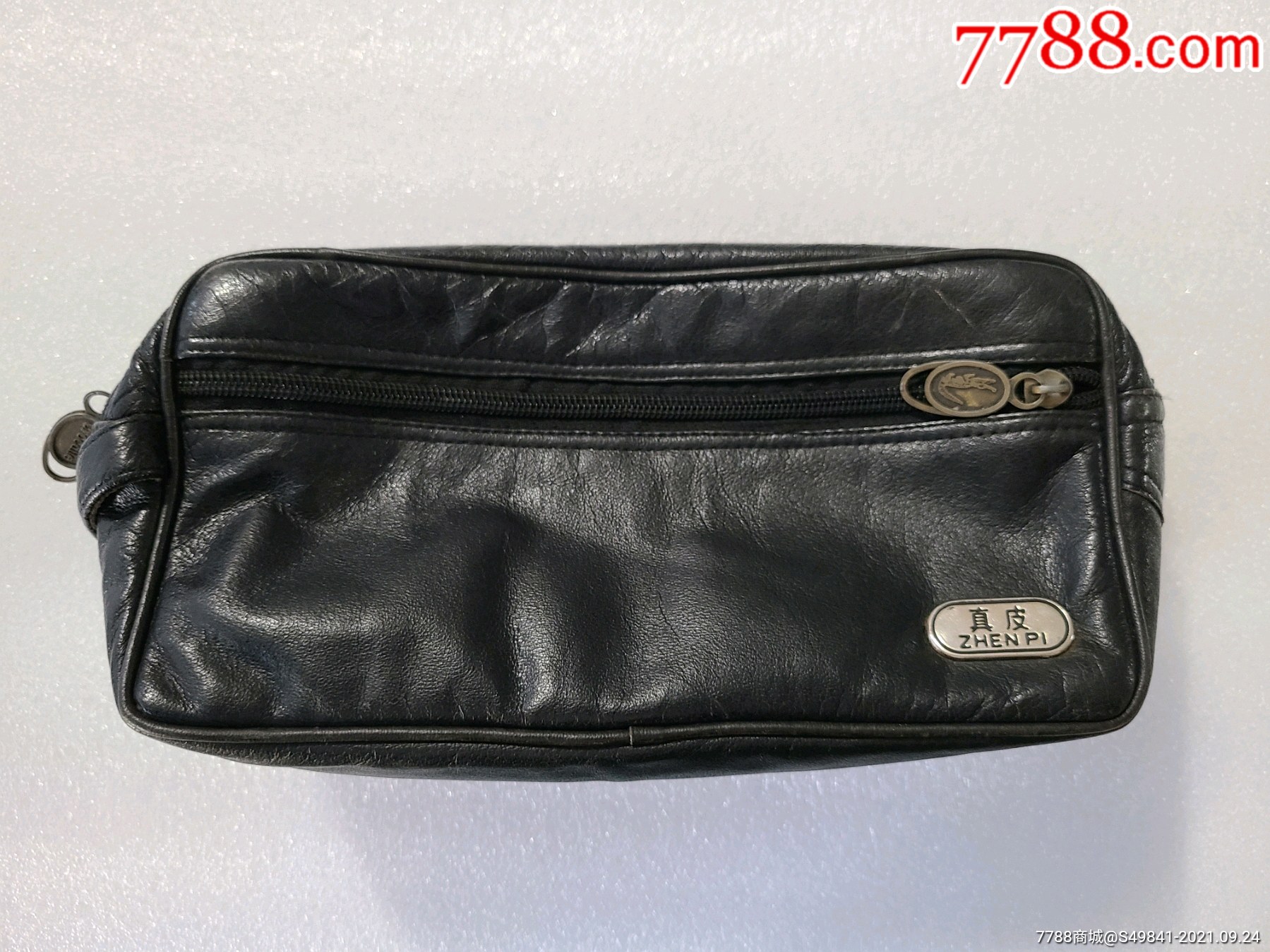 精品80年代老牛皮包手包