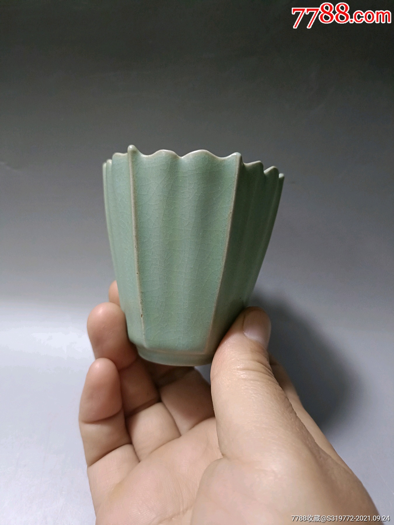 汝窑杯子老瓷器