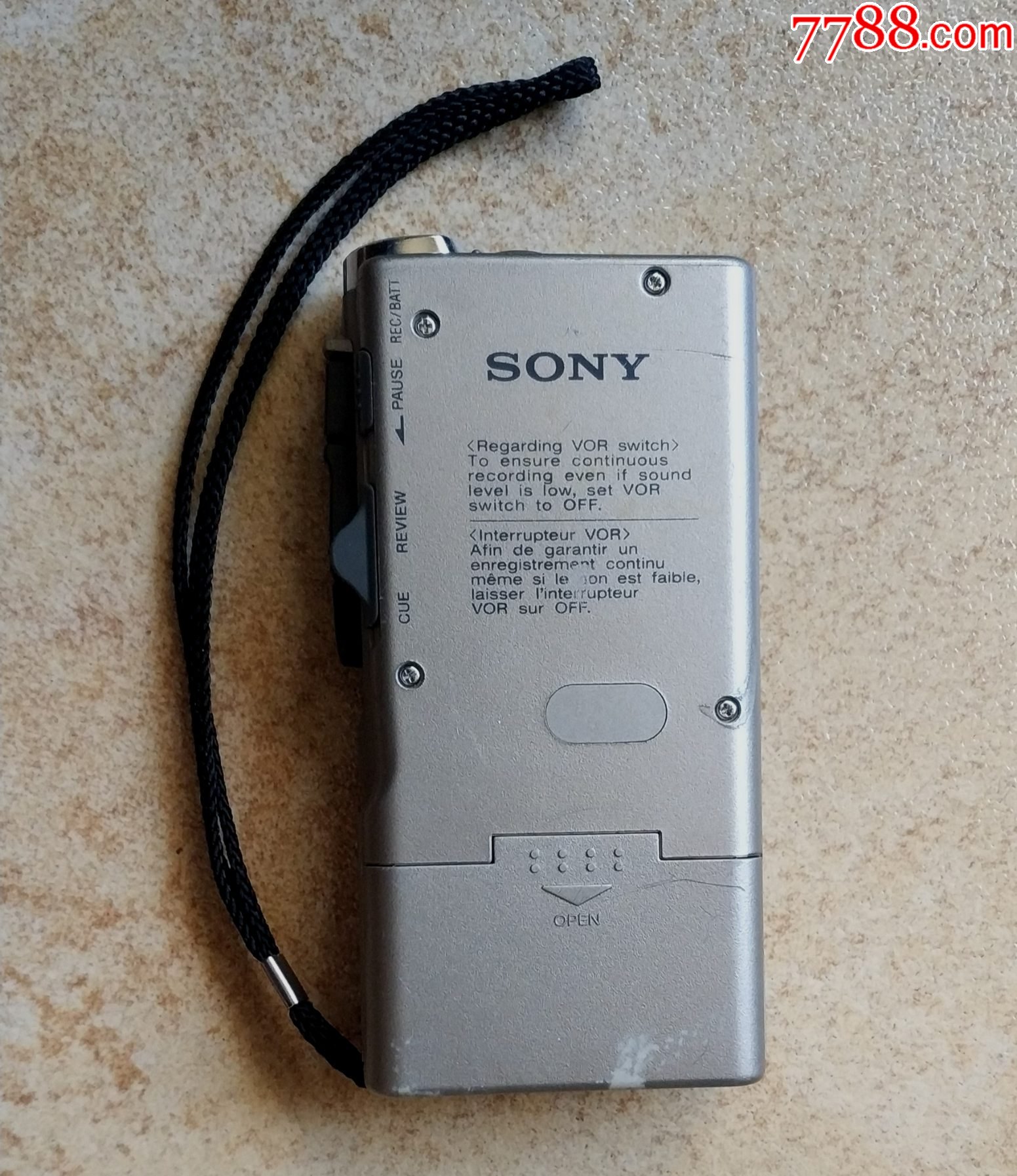 老电器微型录音机索尼sony采访机