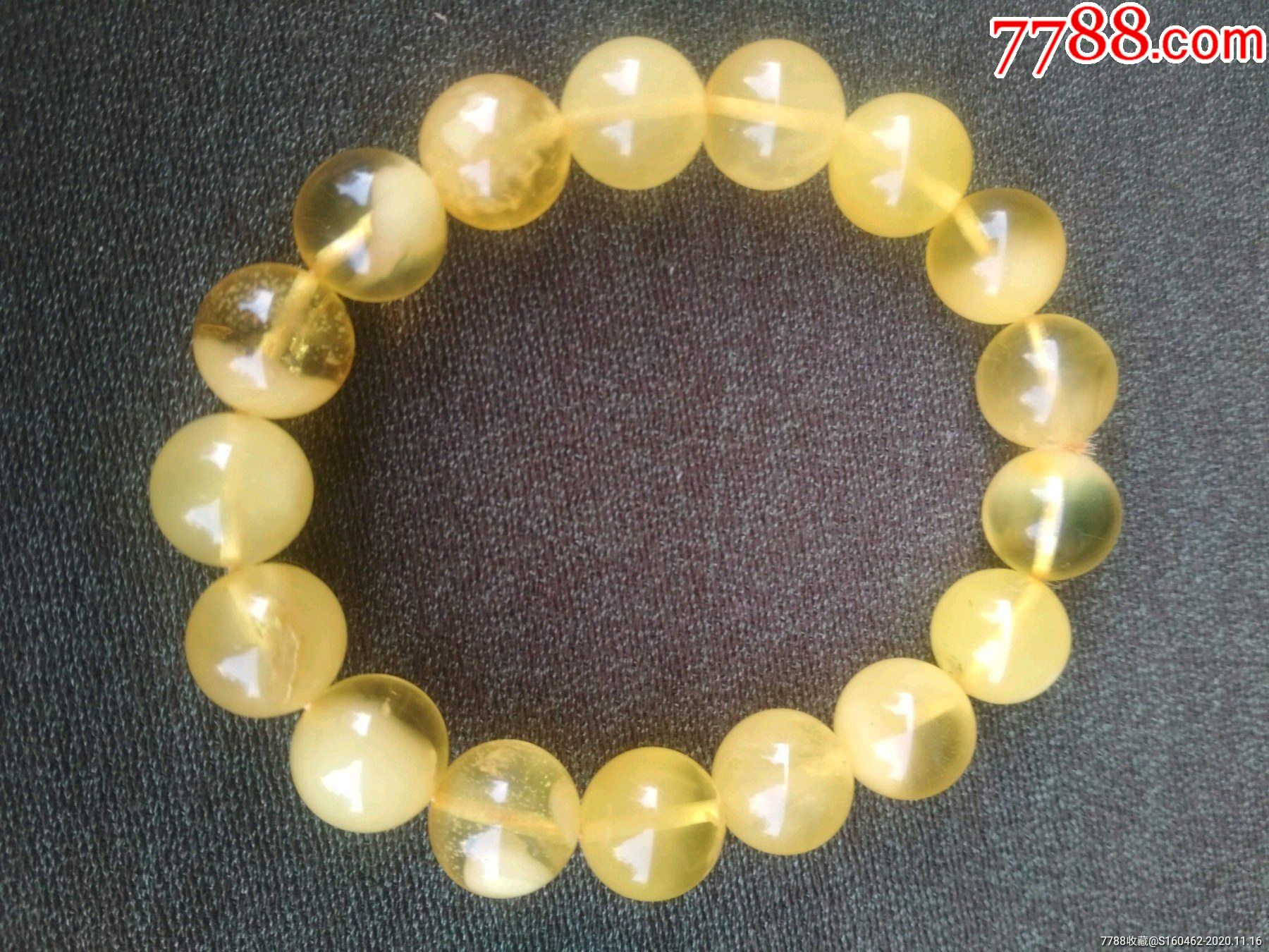 上等蜜蜡手珠一串