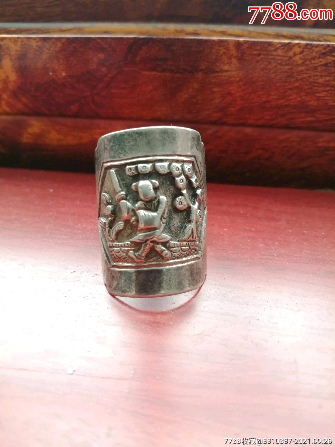 渔樵耕读题材银戒指_价格2600元【蕉庐雅集】_第1张_7788收藏__收藏