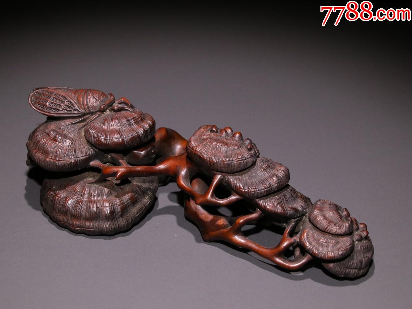 黄杨木灵芝摆件