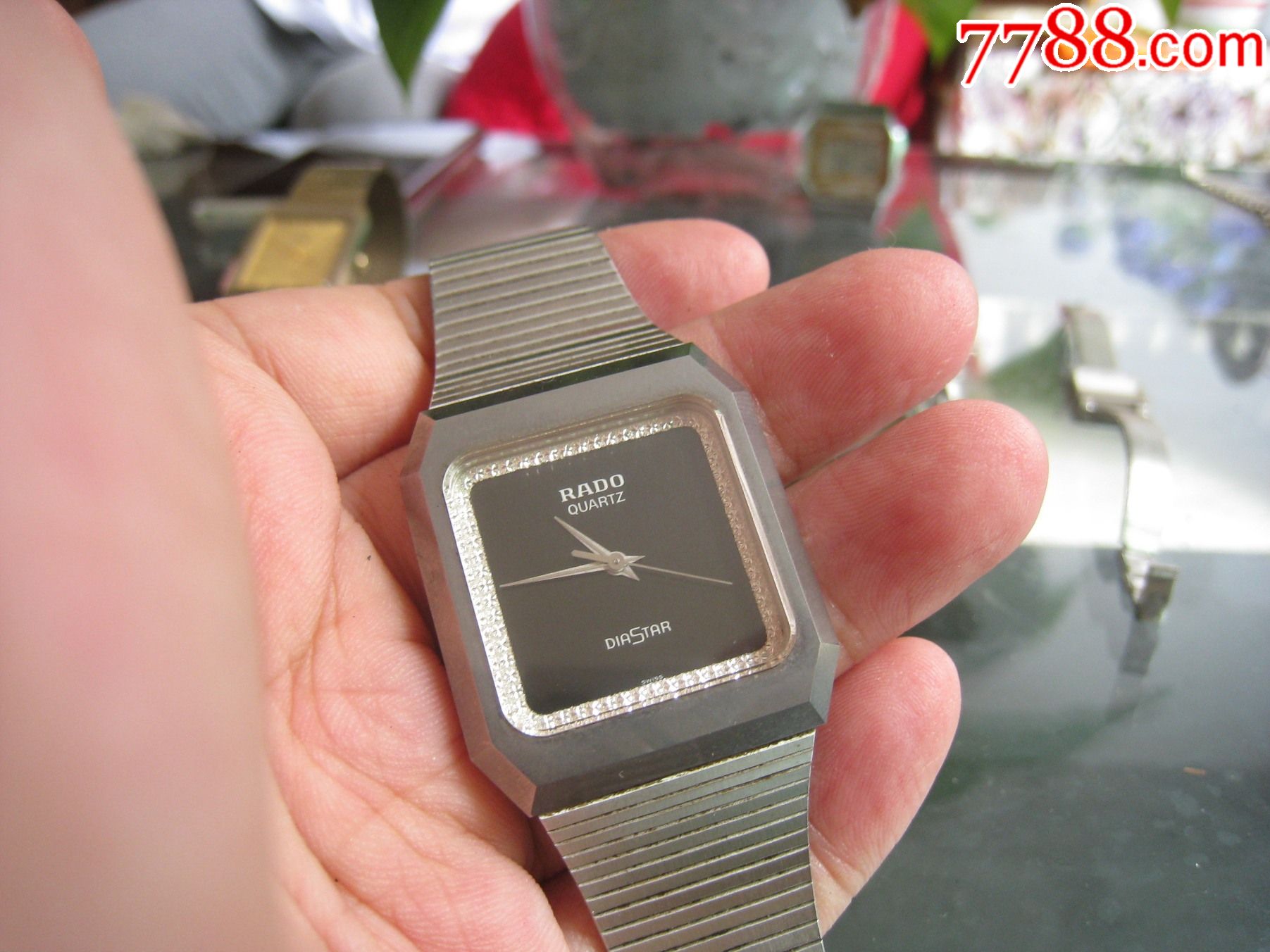 瑞士古董表钨钢雷达v8中古表(石英)男美品全原diastar系列