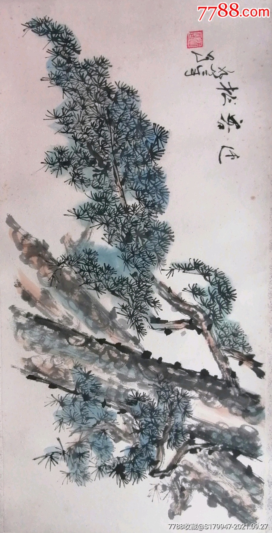 汪建忠作品松树