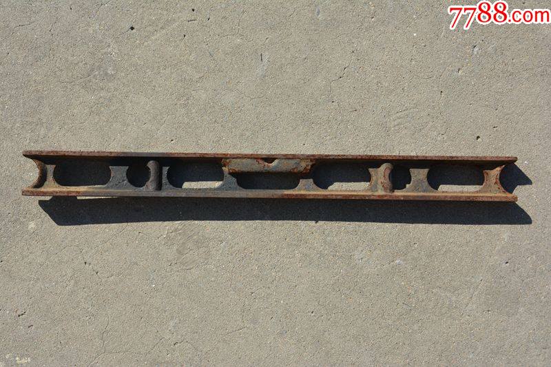 5060年代天津公私合营老工具铁质老水平尺