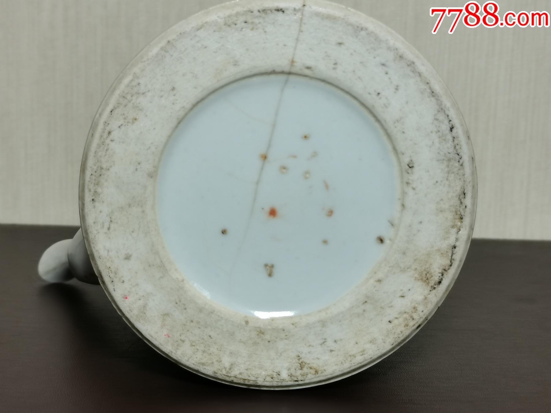 民国浅绛彩名家李永发双童子课书人物提梁壶其中味永瓷茶壶