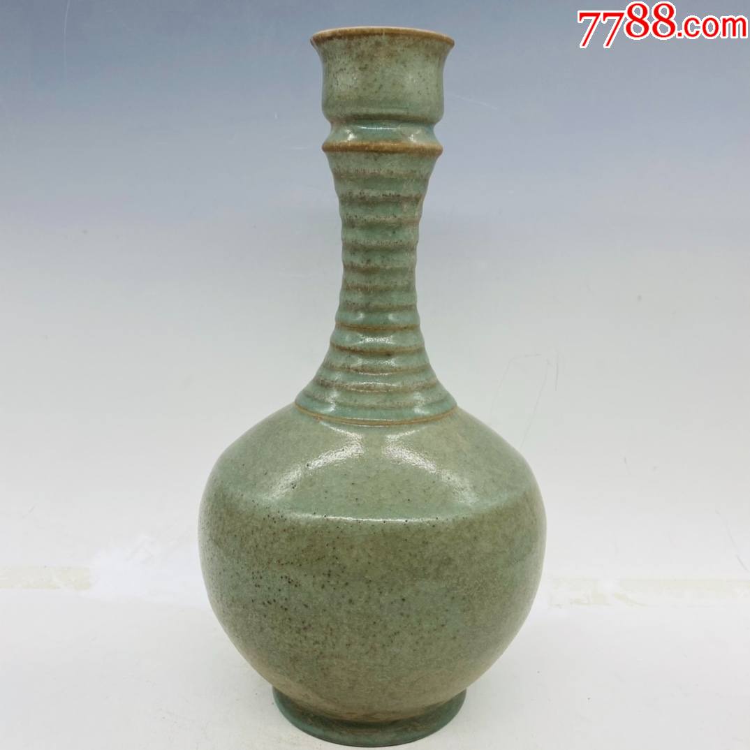 汝窑花瓶高28厘米宽14厘米工艺品