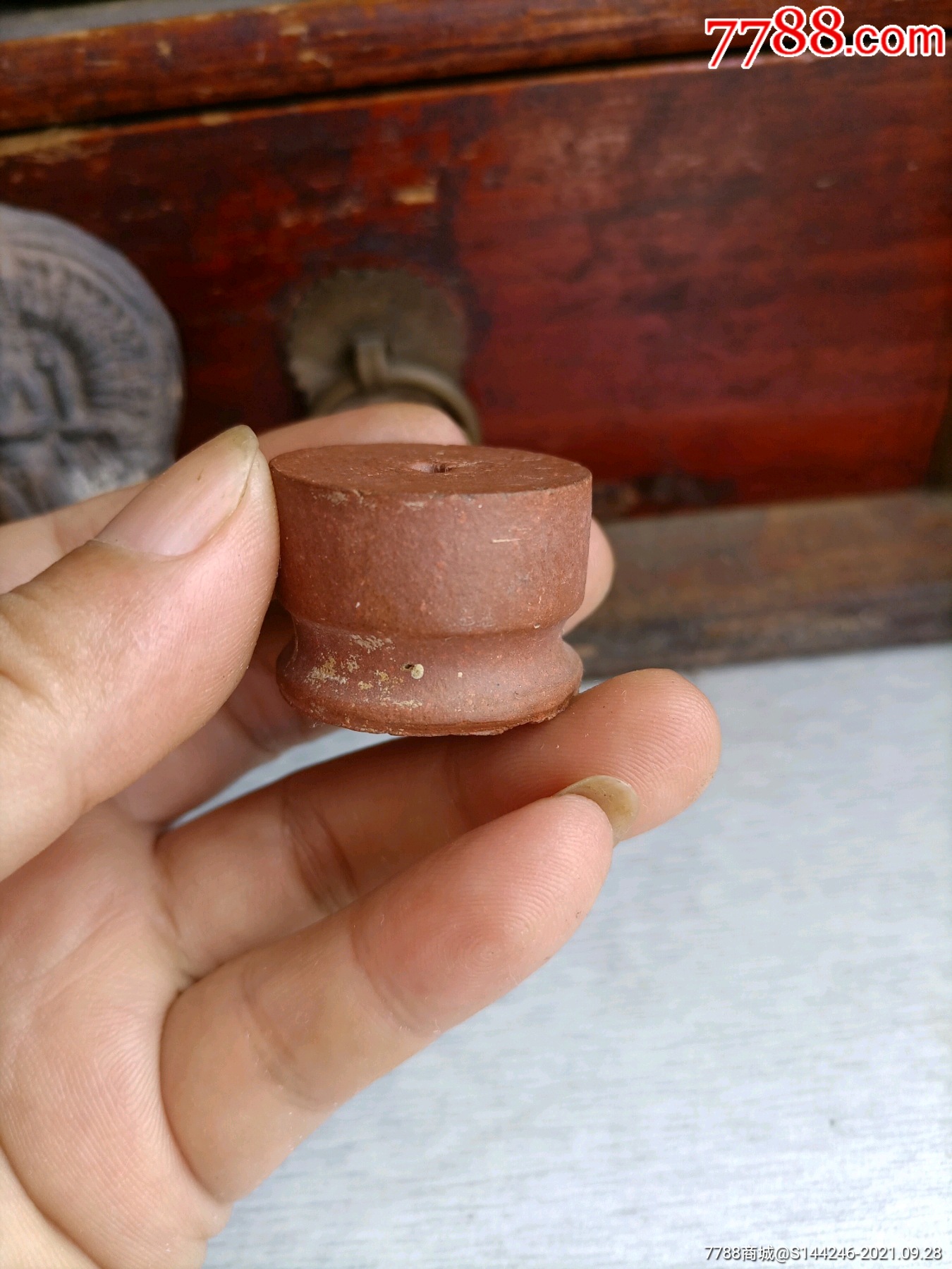 清代紫砂文房香插