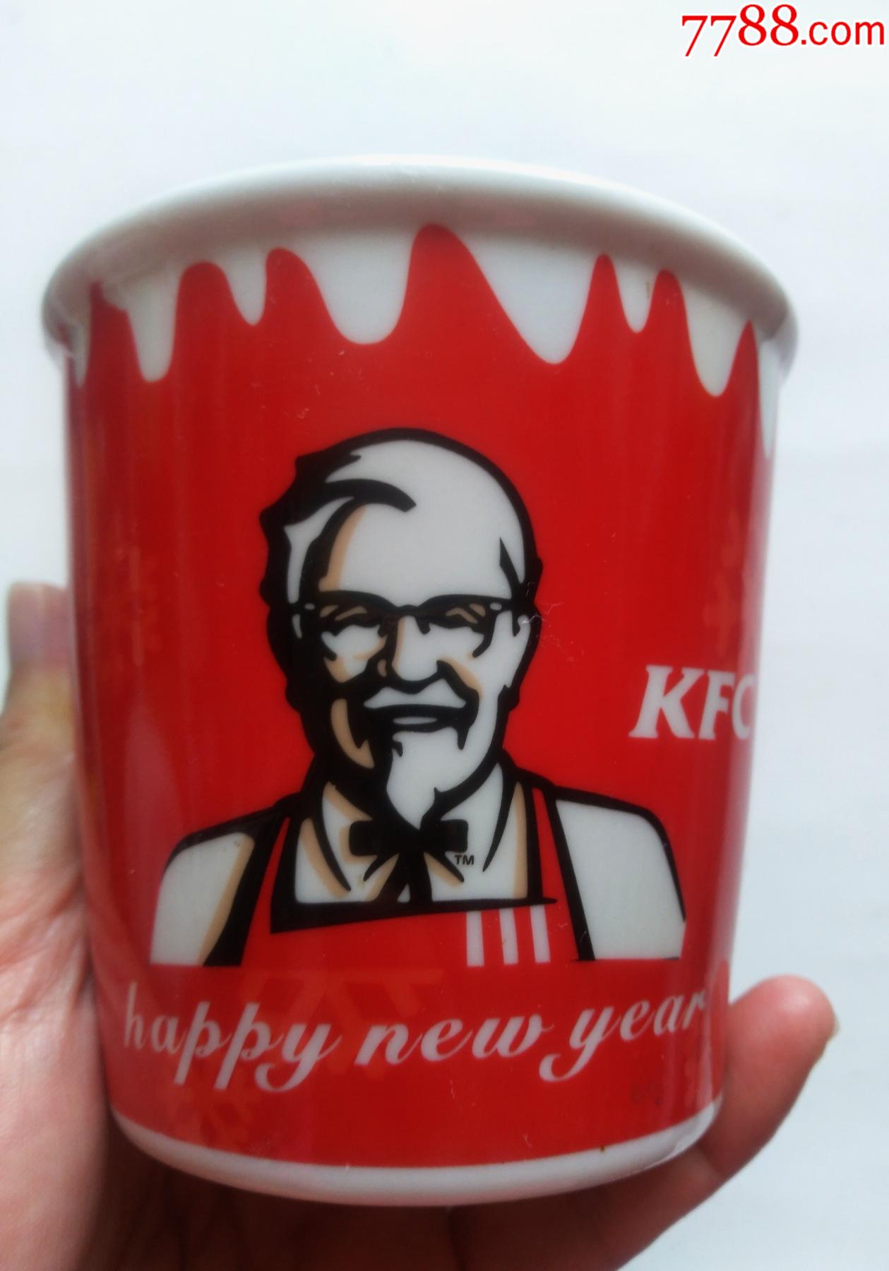 老款,肯德基(kfc)限量存钱罐,陶瓷的,保存完好,少见,点图可放大